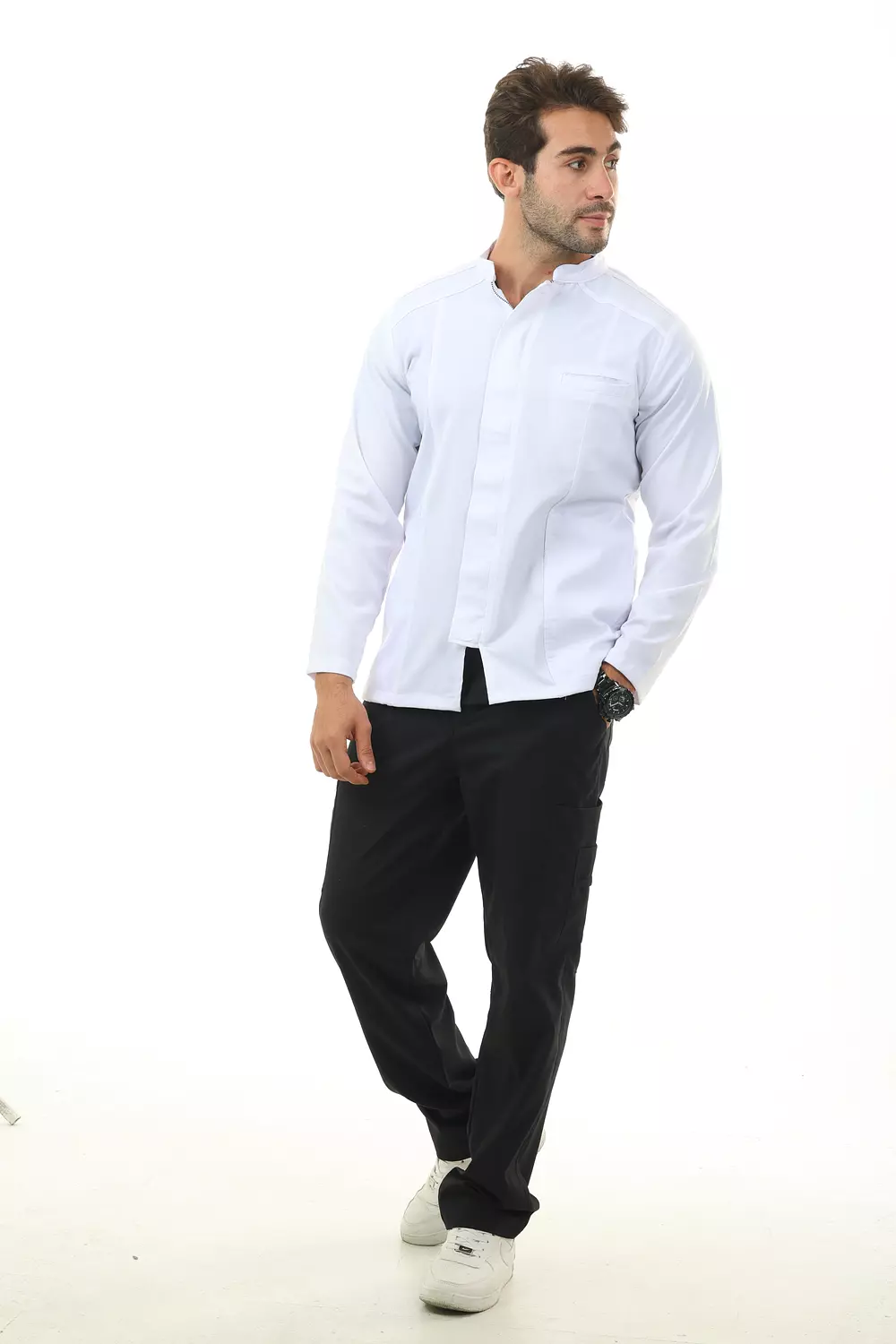 White Imperial Lab Coat 3