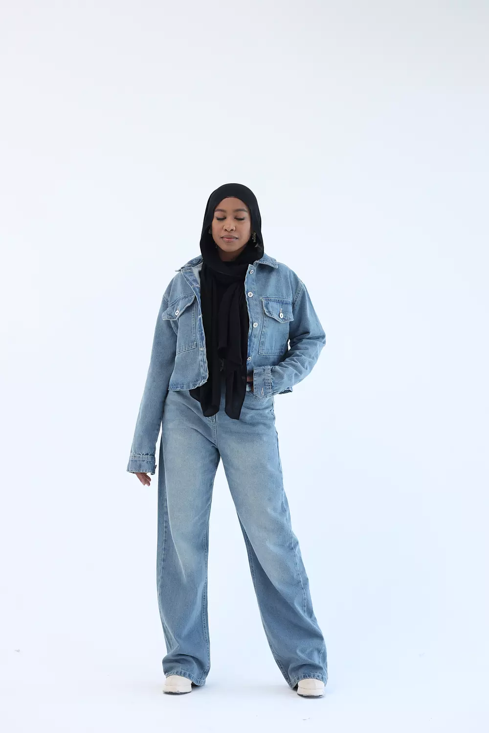 Light denim Suit 3