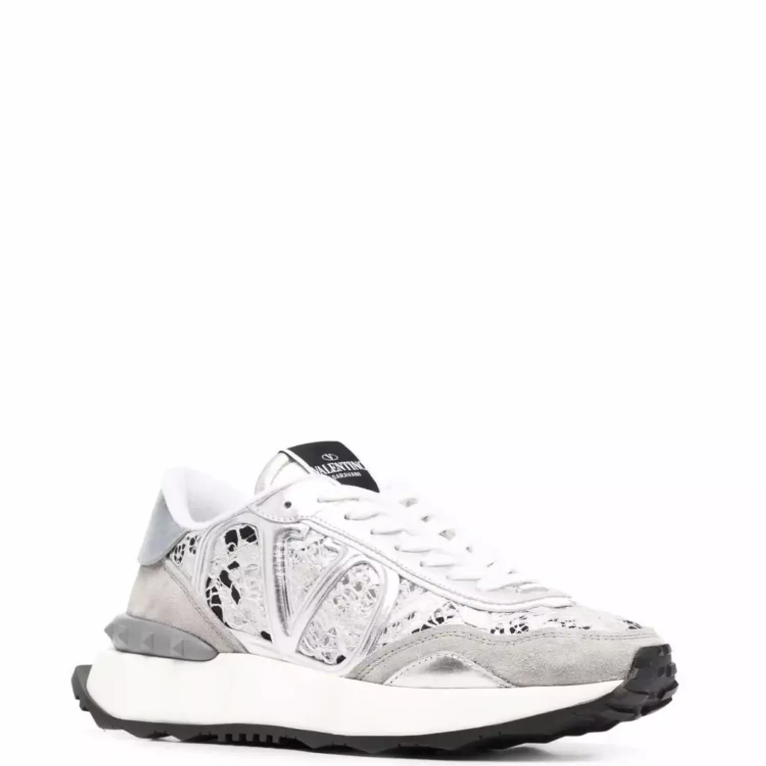 Valentino Garavani panelled chunky sneakers hover image