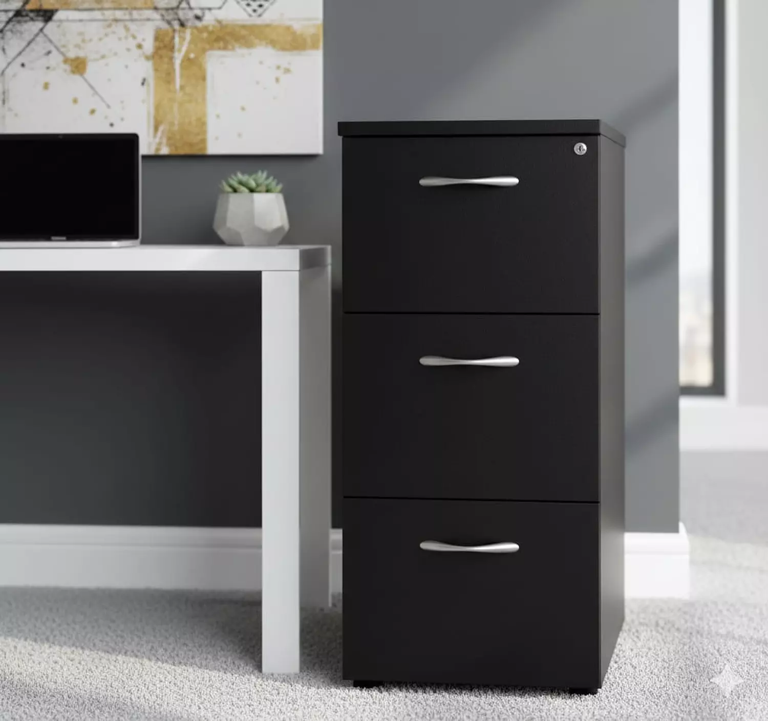  Shannon 3 black drawers image