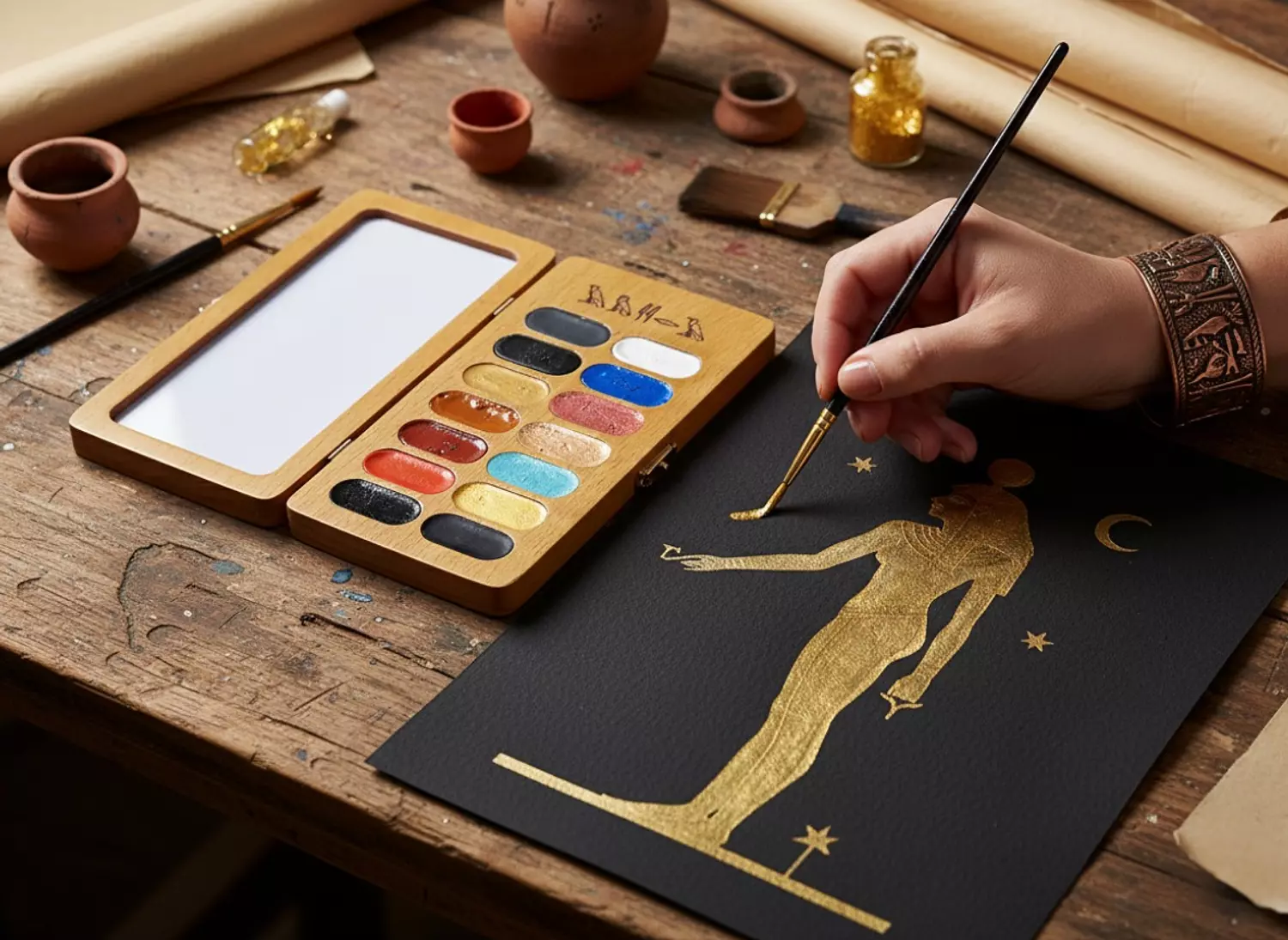 Ancient Egyptian palette 14 8