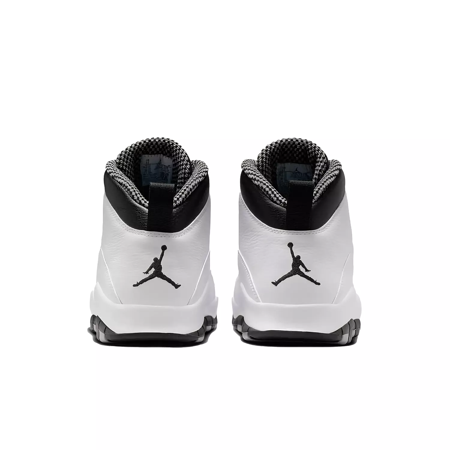 Jordan Air Jordan 10 Retro Trainers White Black Light Steel Grey Dark 3