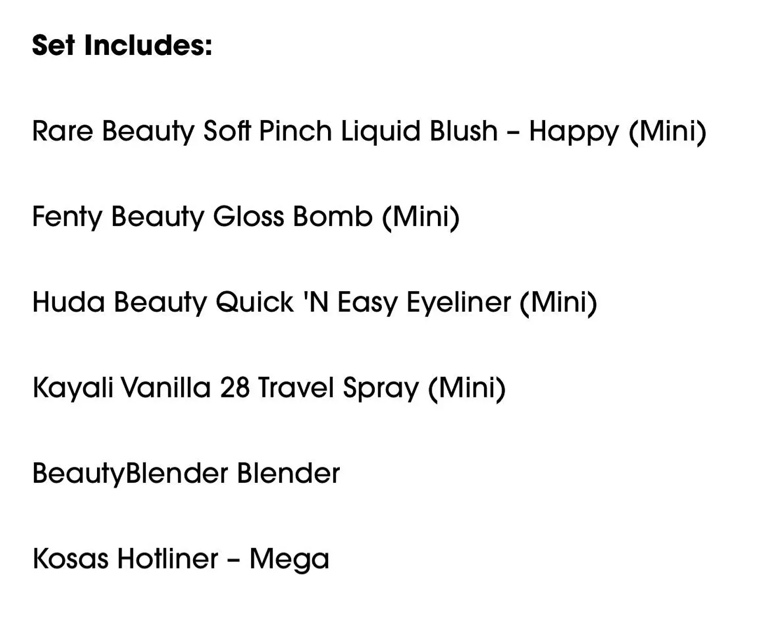 Sephora Favorites – Female Founders Set 2