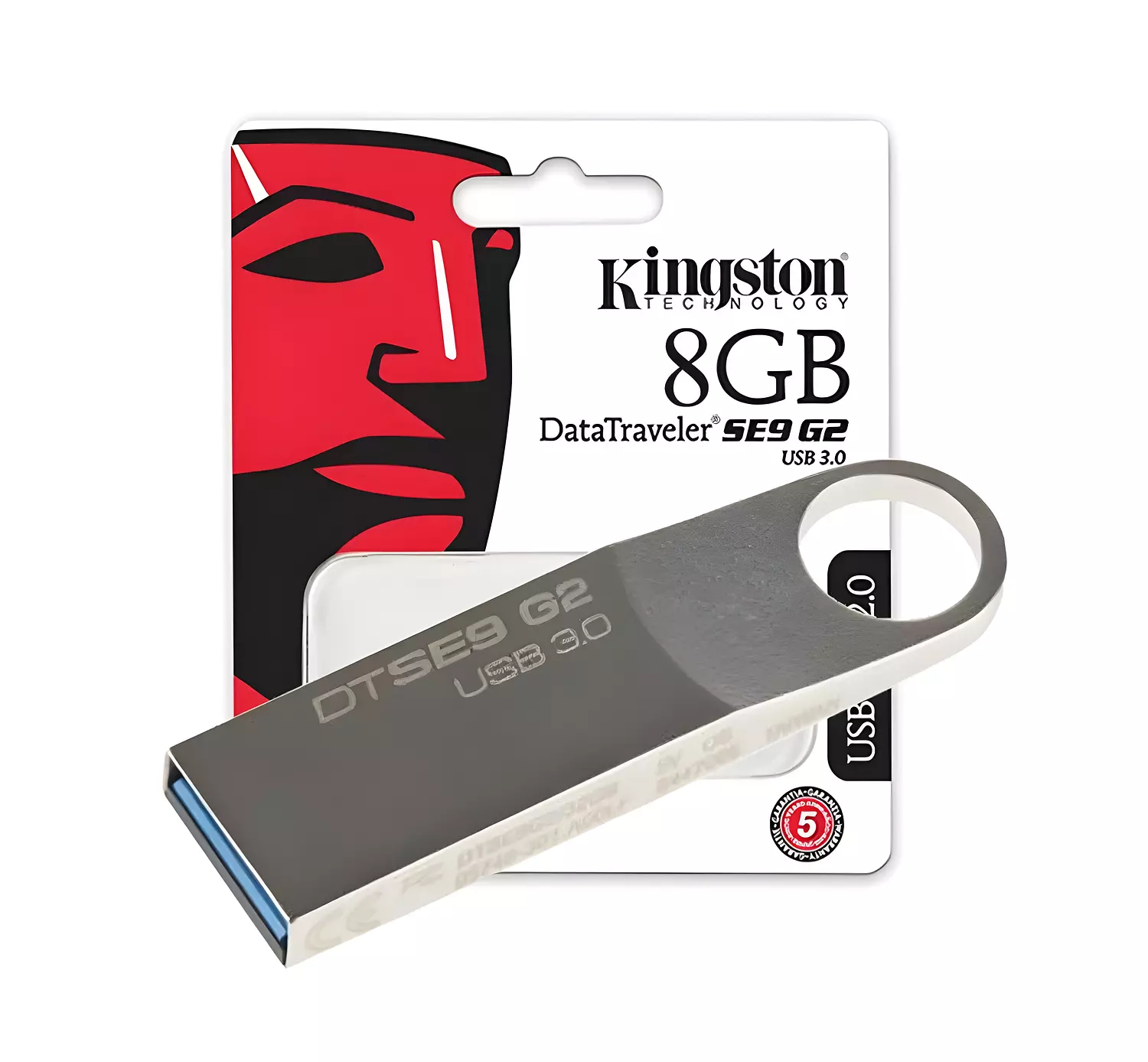Kingston SE9 G2 8GB USB 3.0 Flash Drive 5