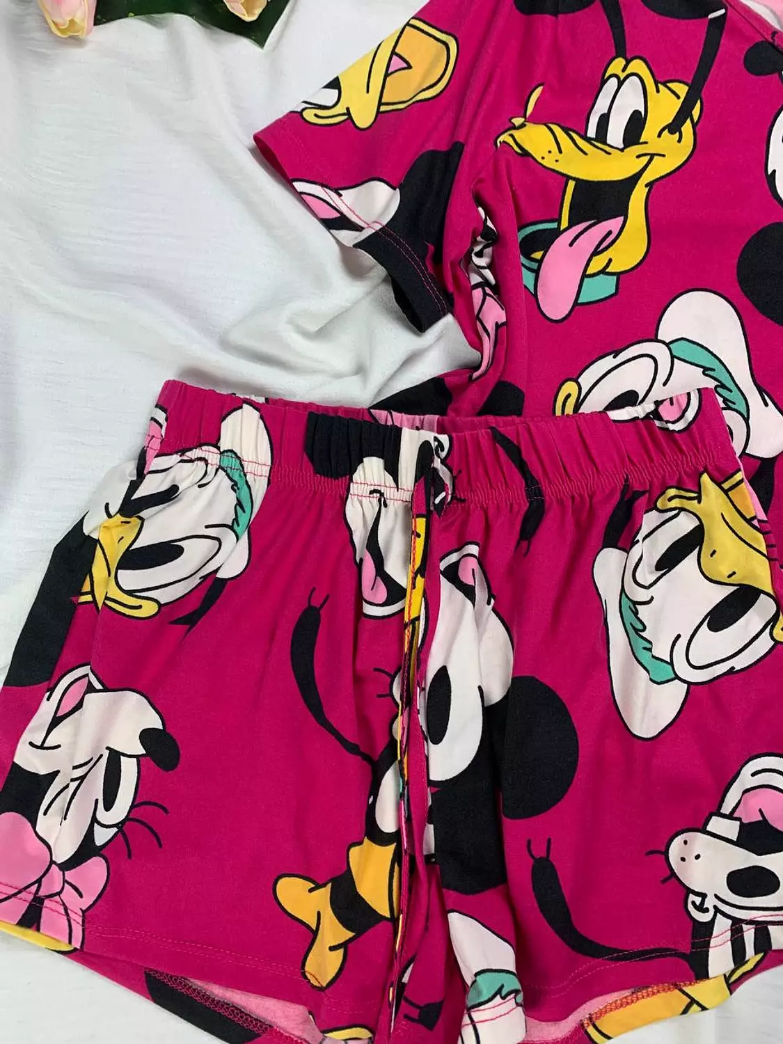 Super soft jersey pijama set from primark uk hover image