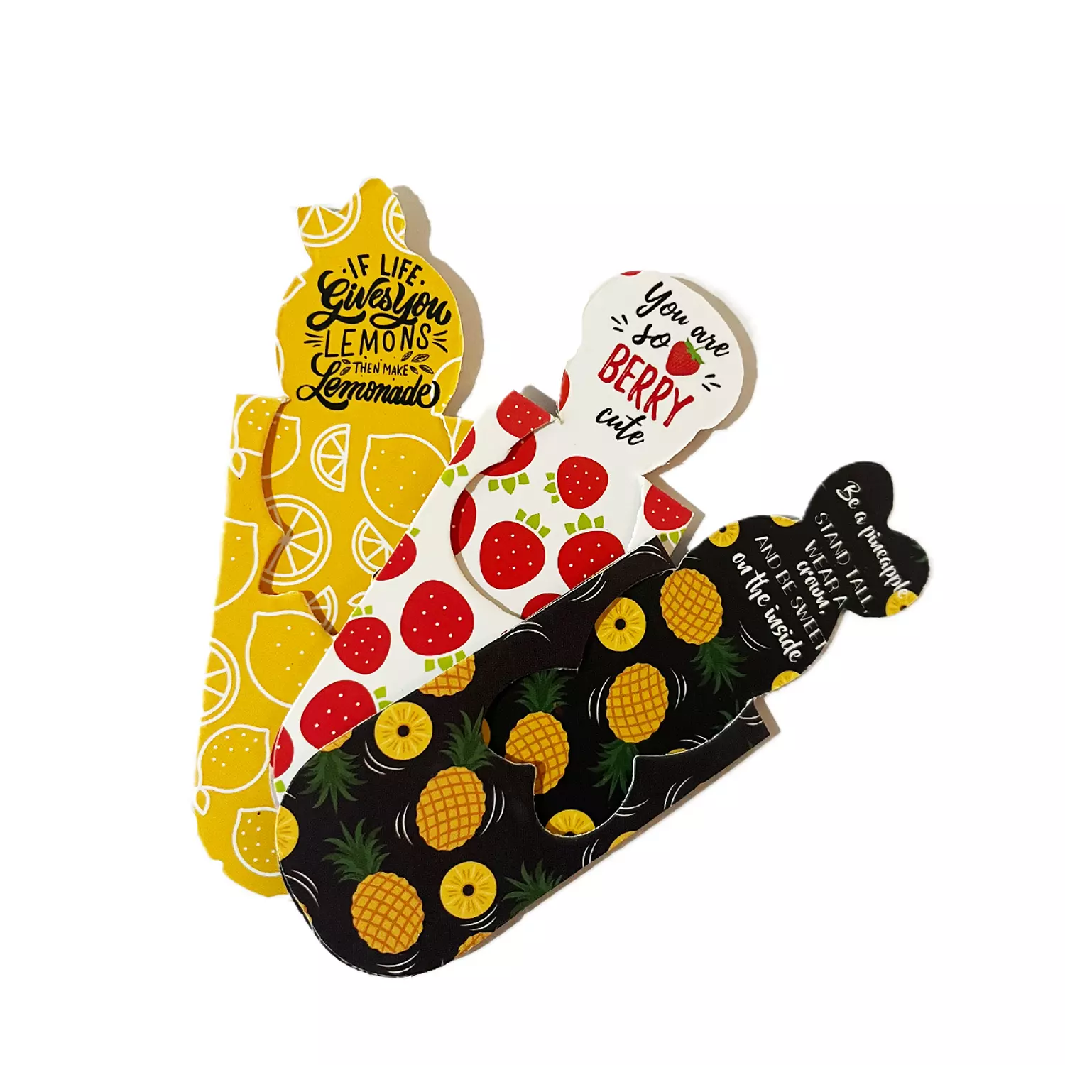 Memo Magnetic Bookmarks "Fruits" (3 pcs) 3