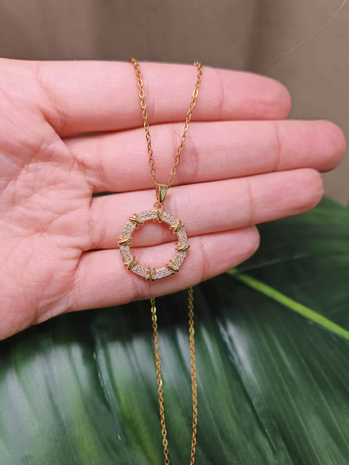 Circle necklace  image