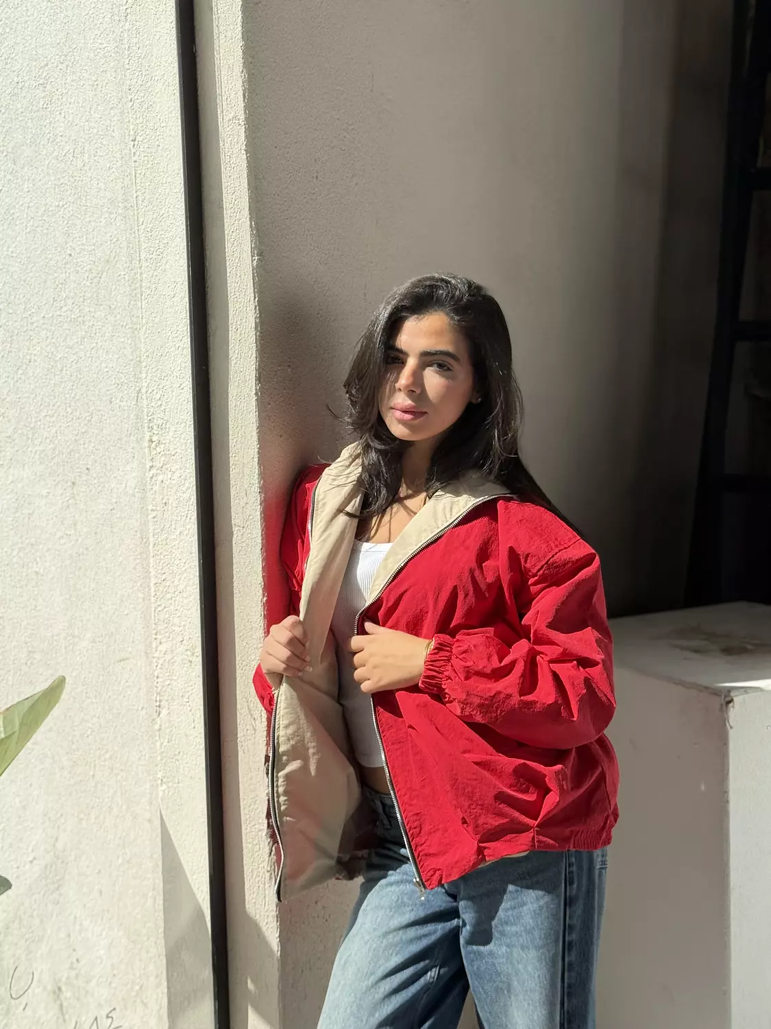 Cherry Sand Reversible Jacket 2