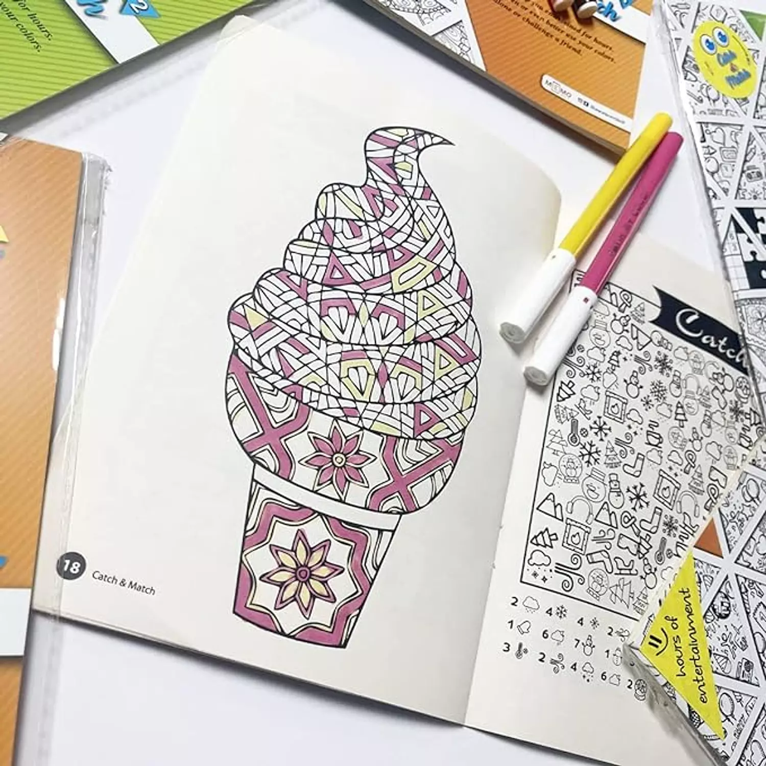 Memo activity book for adults, Catch and Match 1 hover image