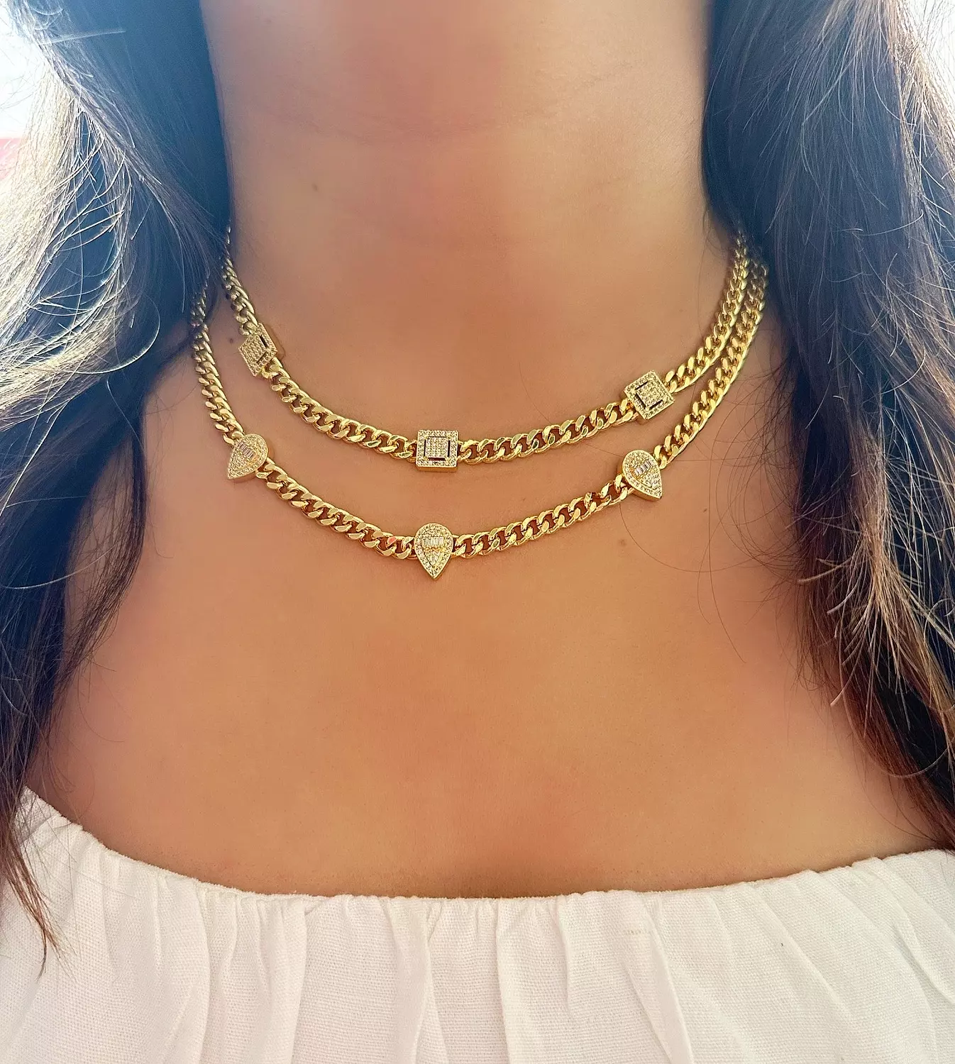 Diamonds Mystery chokers 1