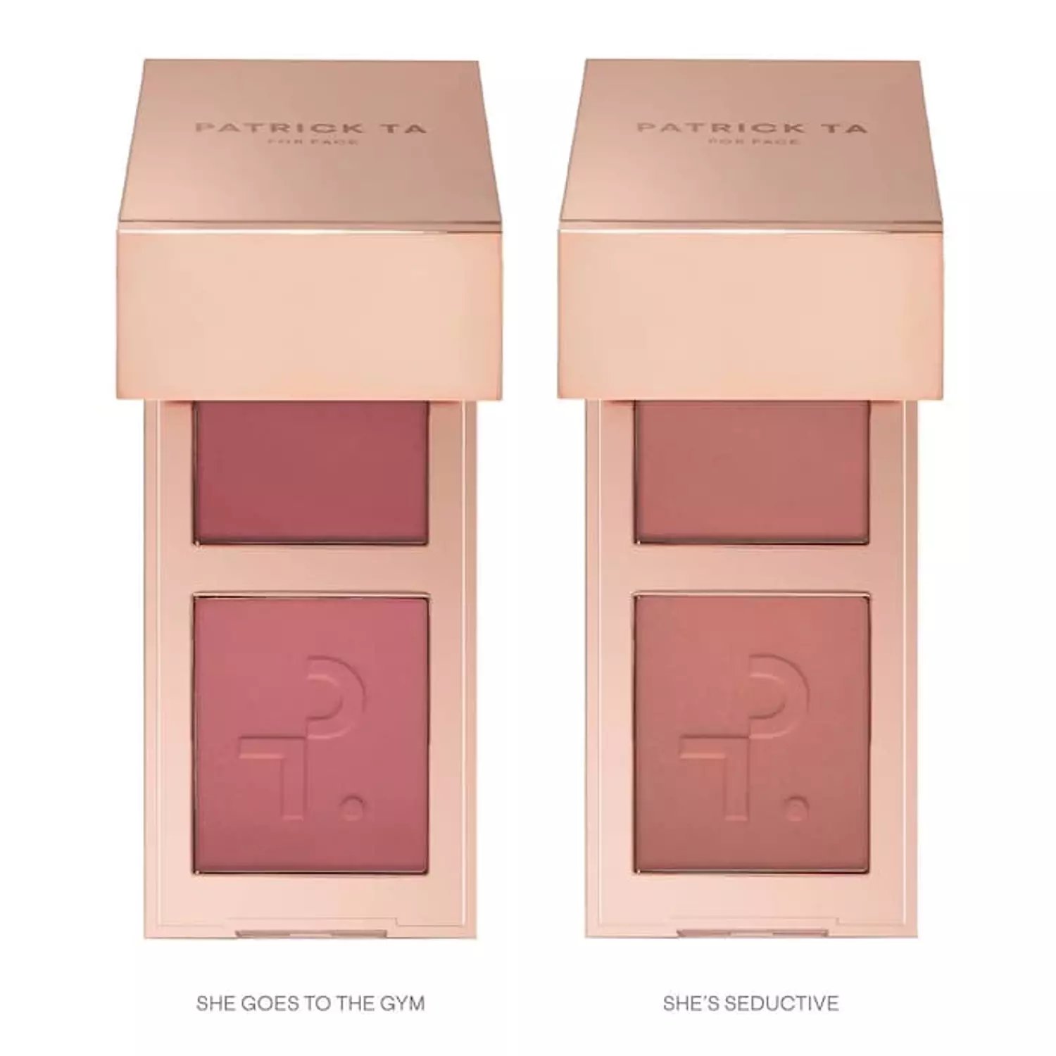 PATRICK TA  Mini Must-Have Major Headlines Double-Take Crème & Powder Blush Duo Set 1
