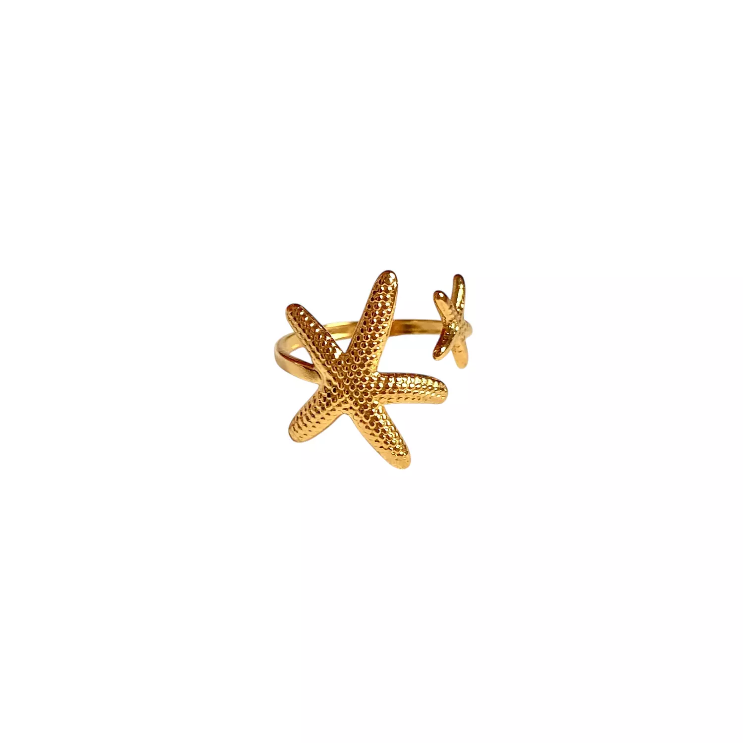 2 starfish stainless steel ring⭐️ 1