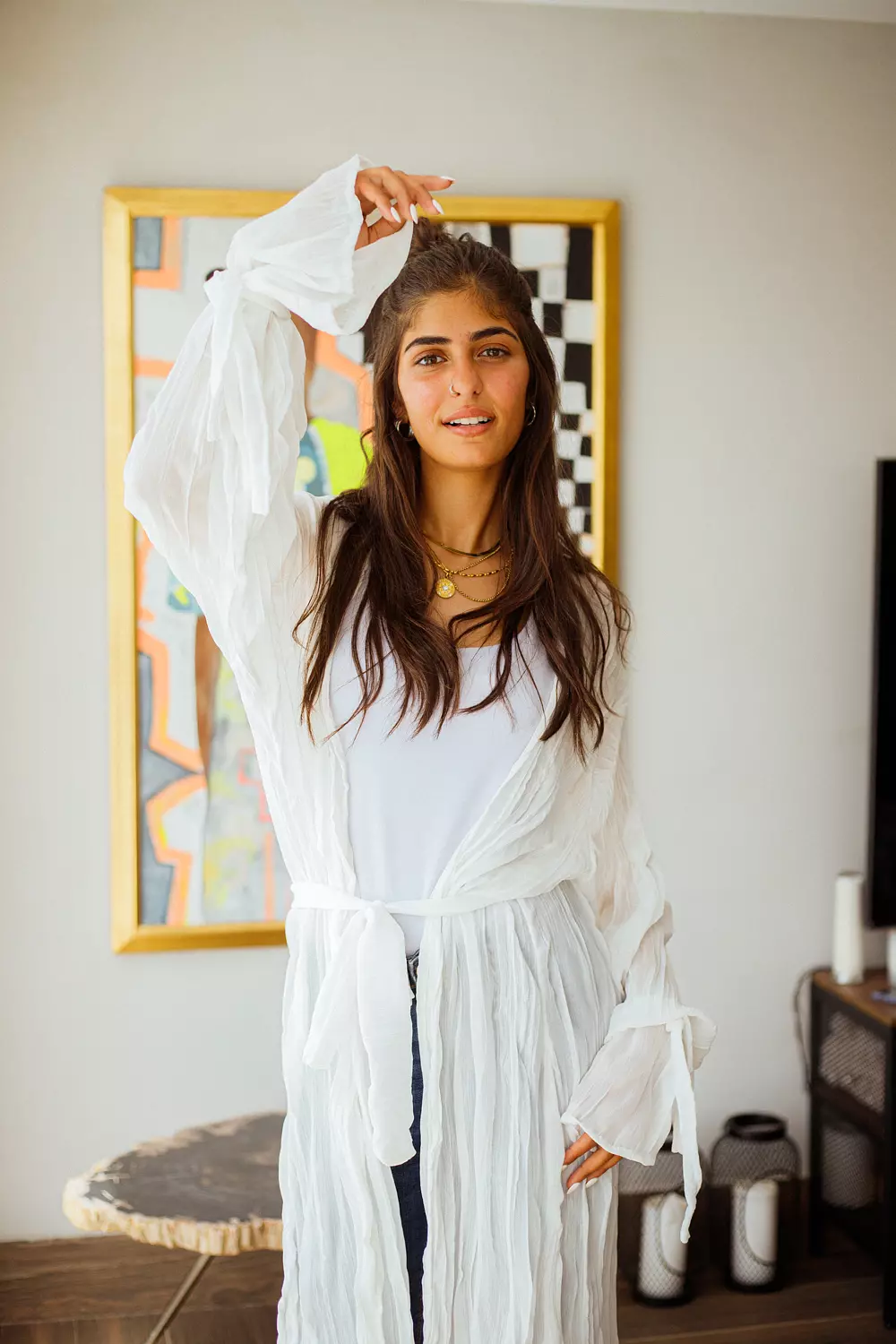 White crushed kimono image
