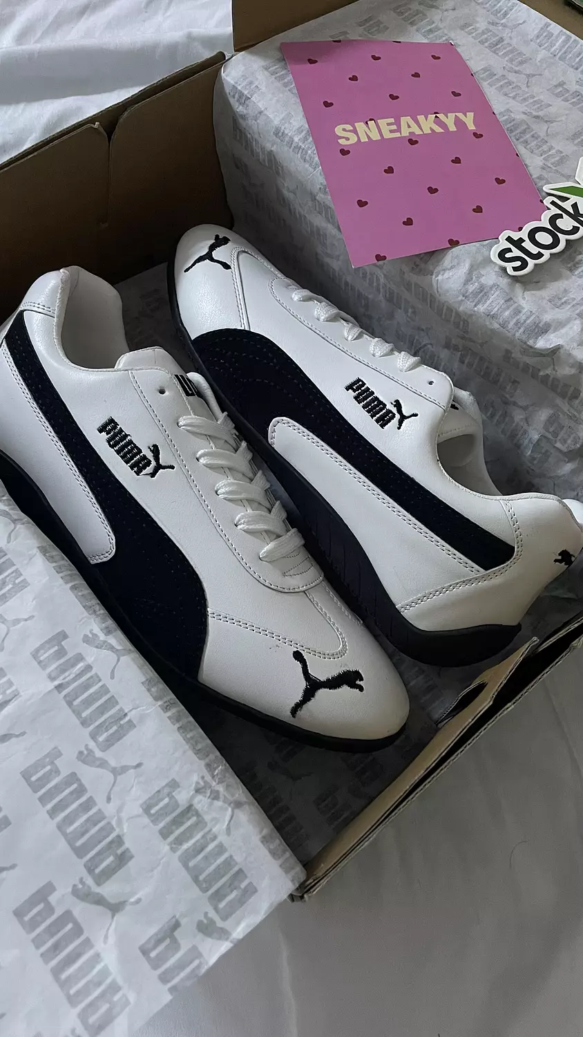 puma speedcat in white  image