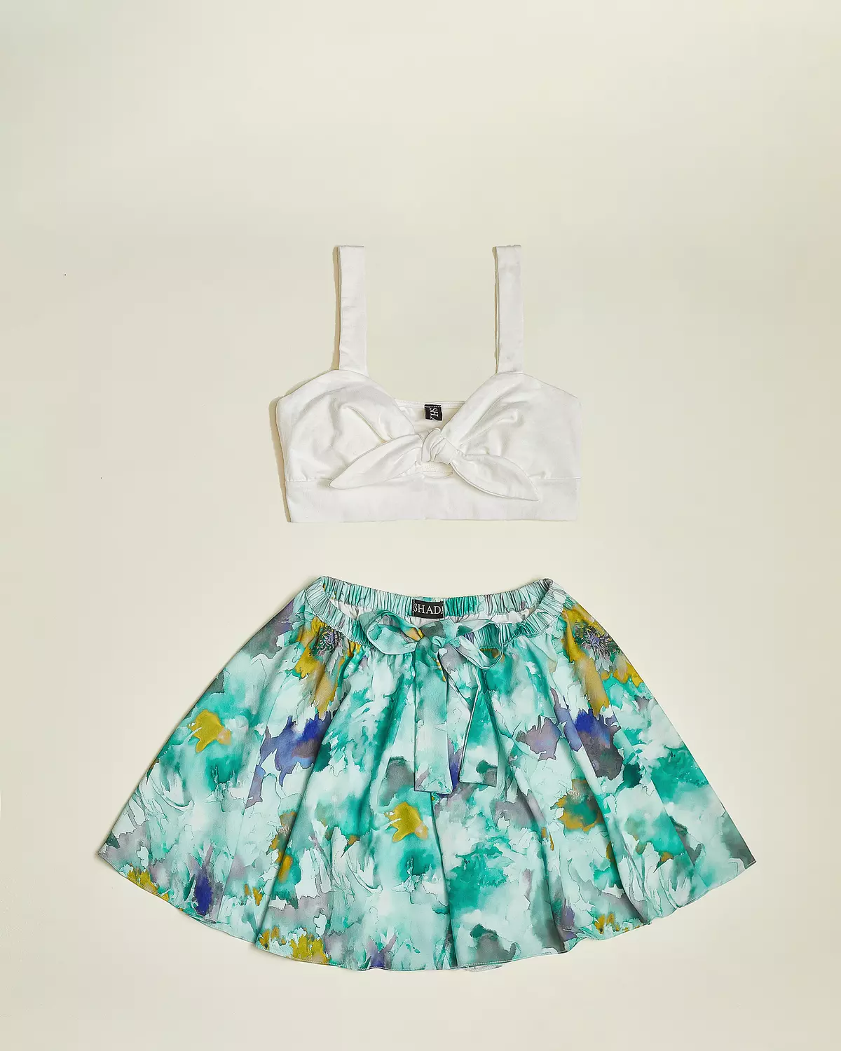 Mixed Colors Top and Shorts Set  image