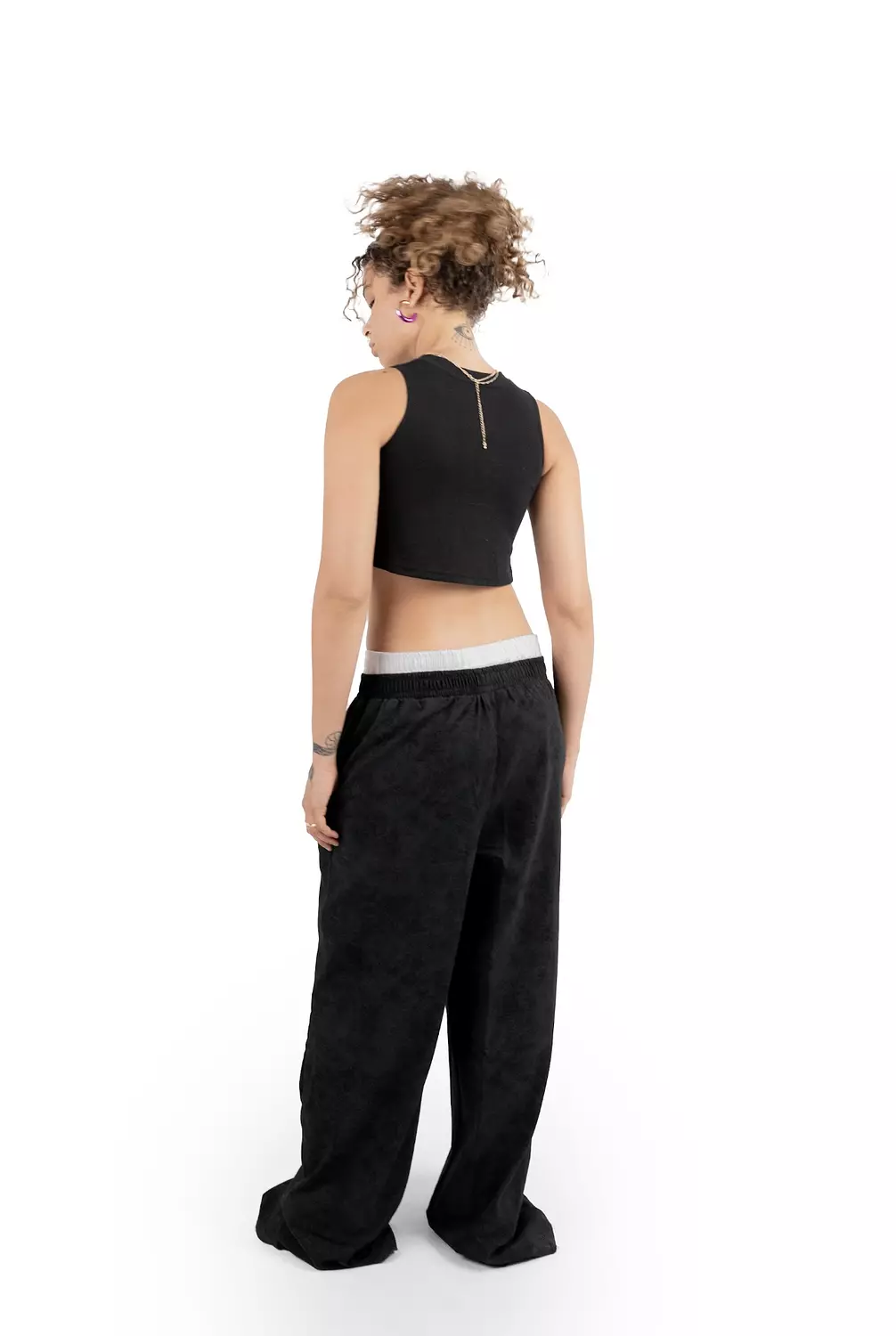 Black stone boxer sweatpants  2