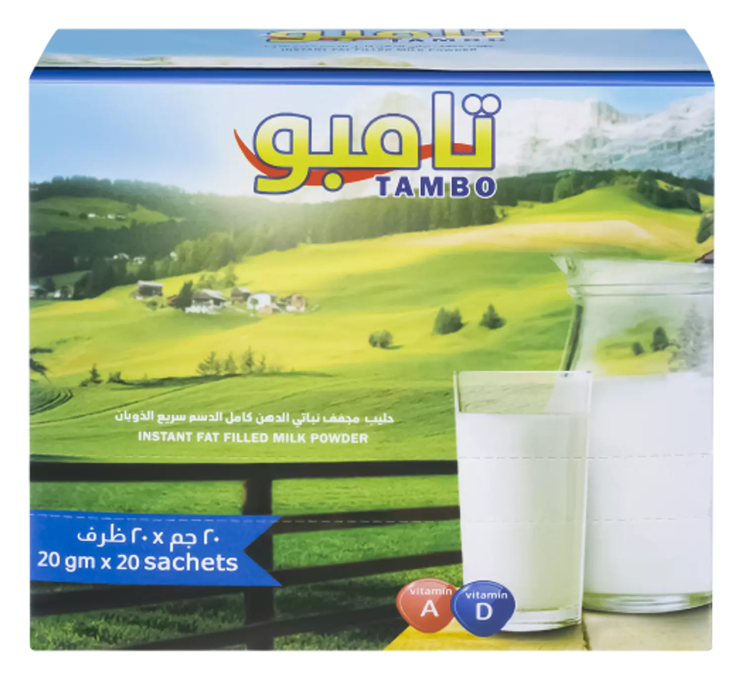  علبة اظرف تامبو حليب بودرة نباتي الدهن -  20 ظرف  image