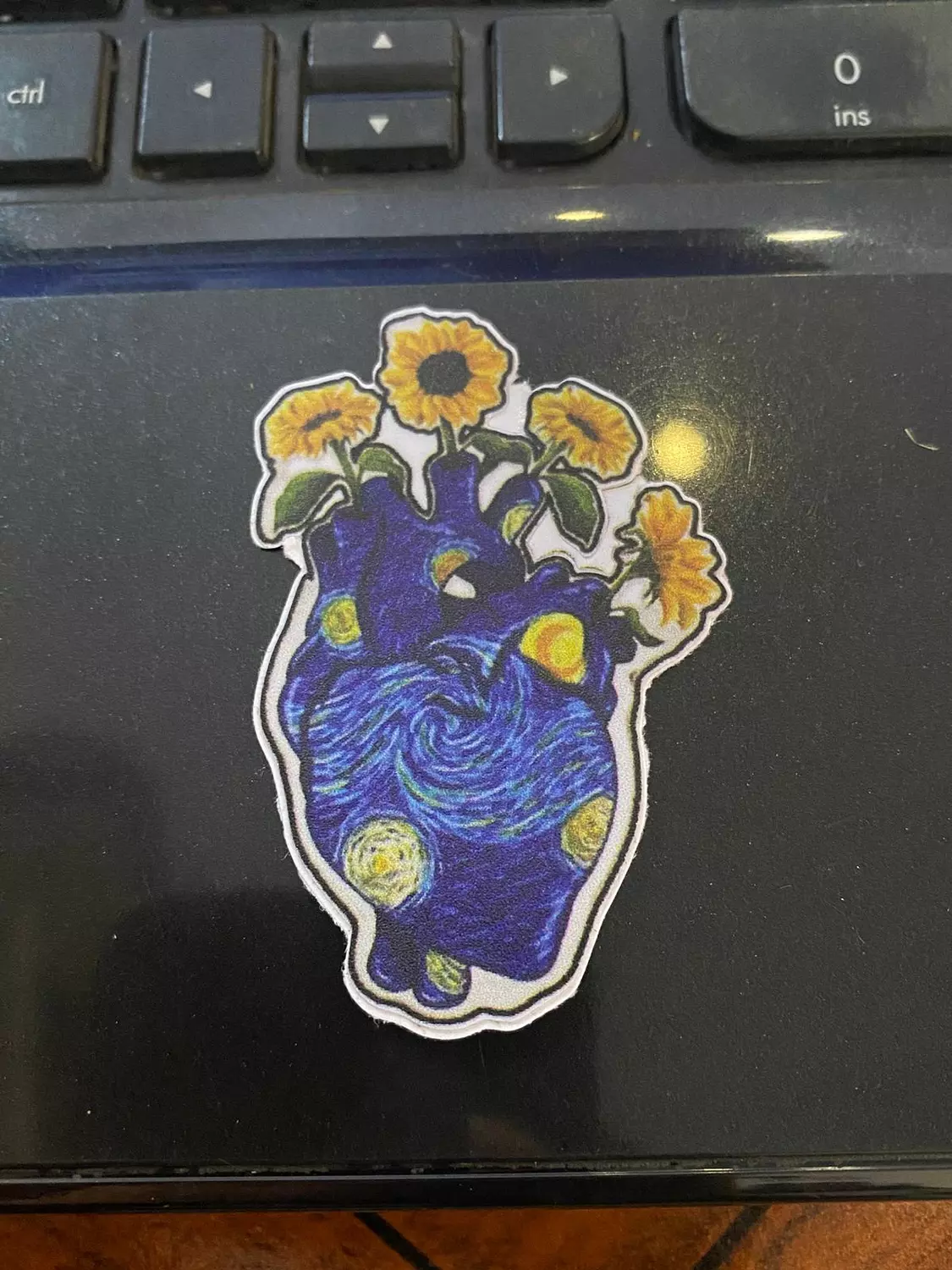 stery night heart Sticker  image