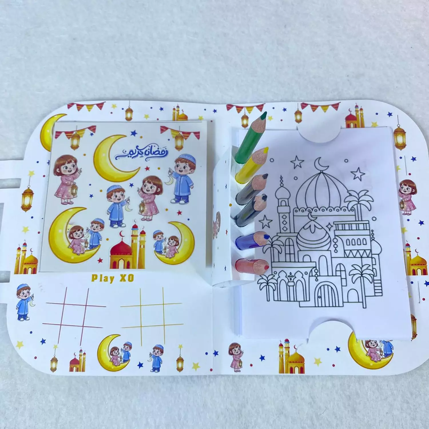 Yellow Moon Coloring Set 1