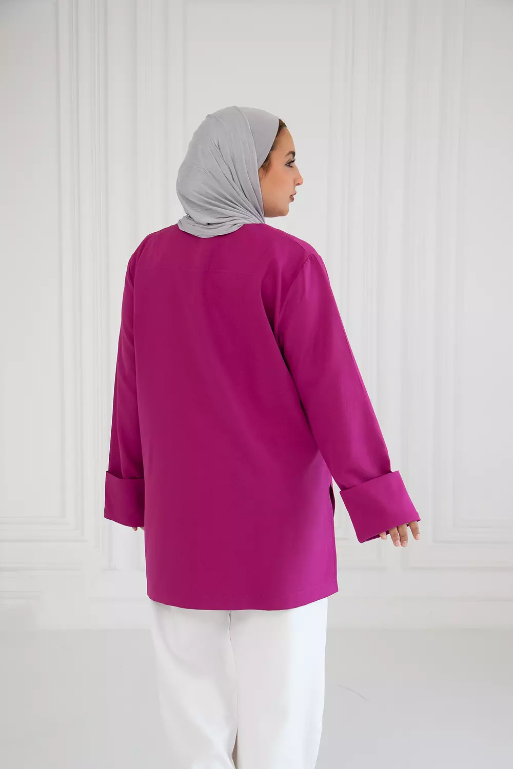 Rosa high and low blouse 22