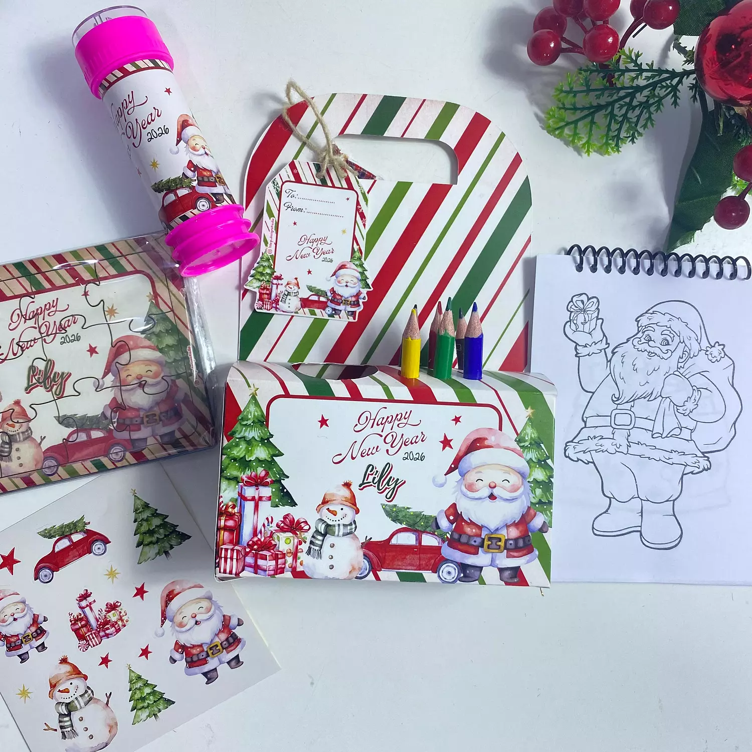 Christmas Red and Green Fun Box 3