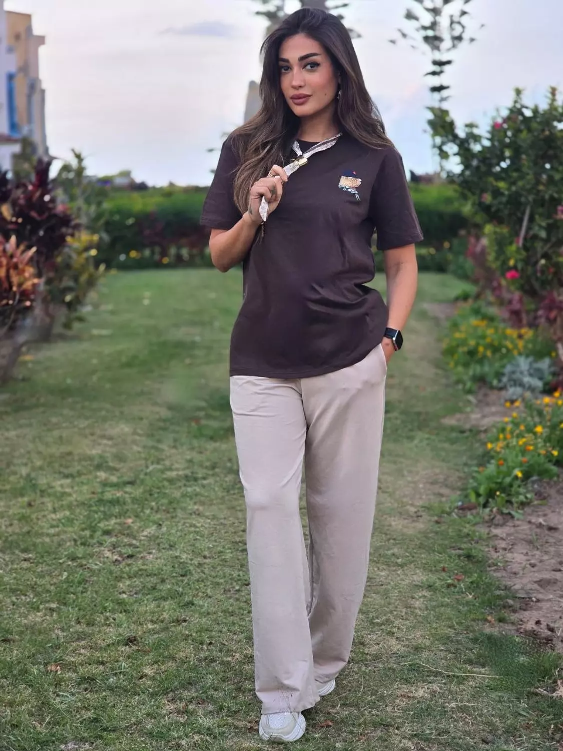 Beige sweatpants  image