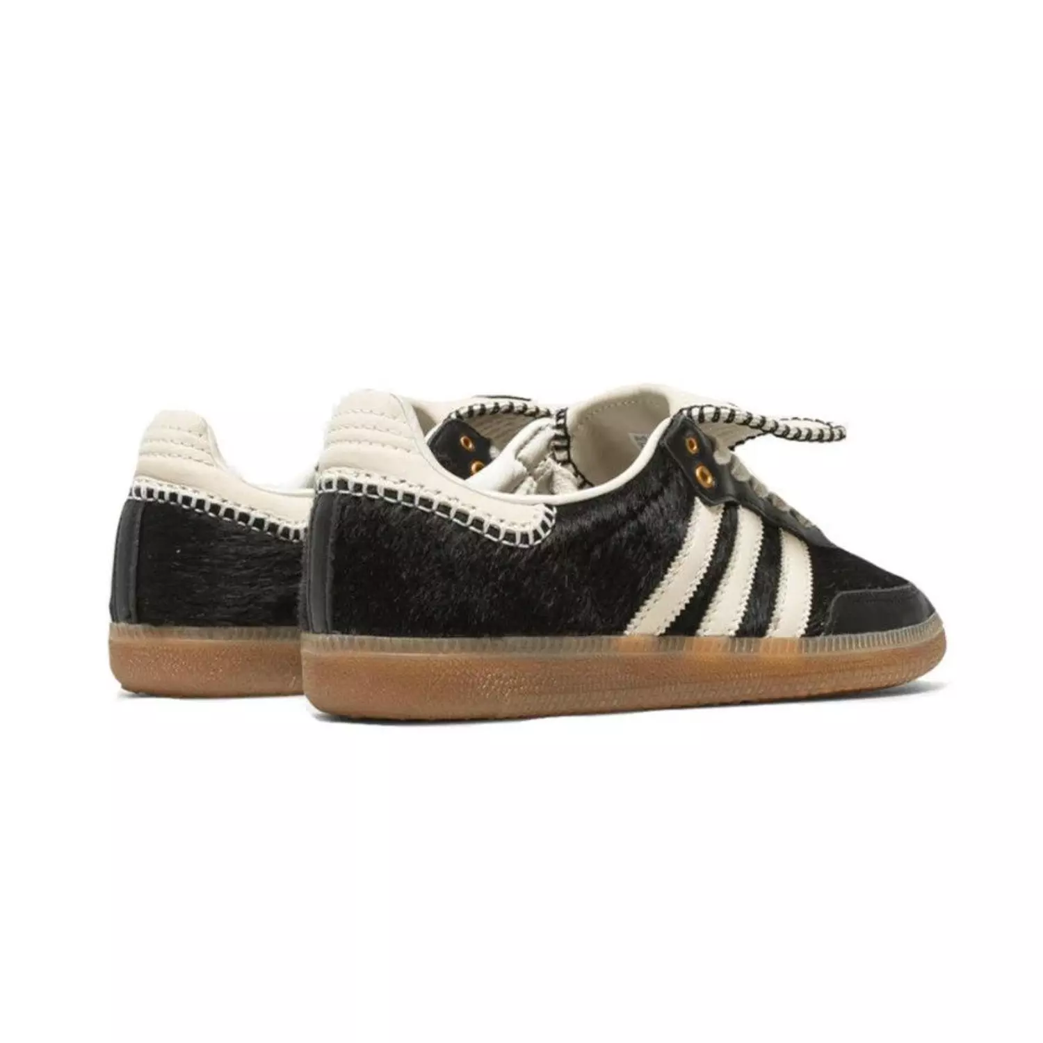 Adidas Samba Pony Tonal - Wales Bonner Core Black  2