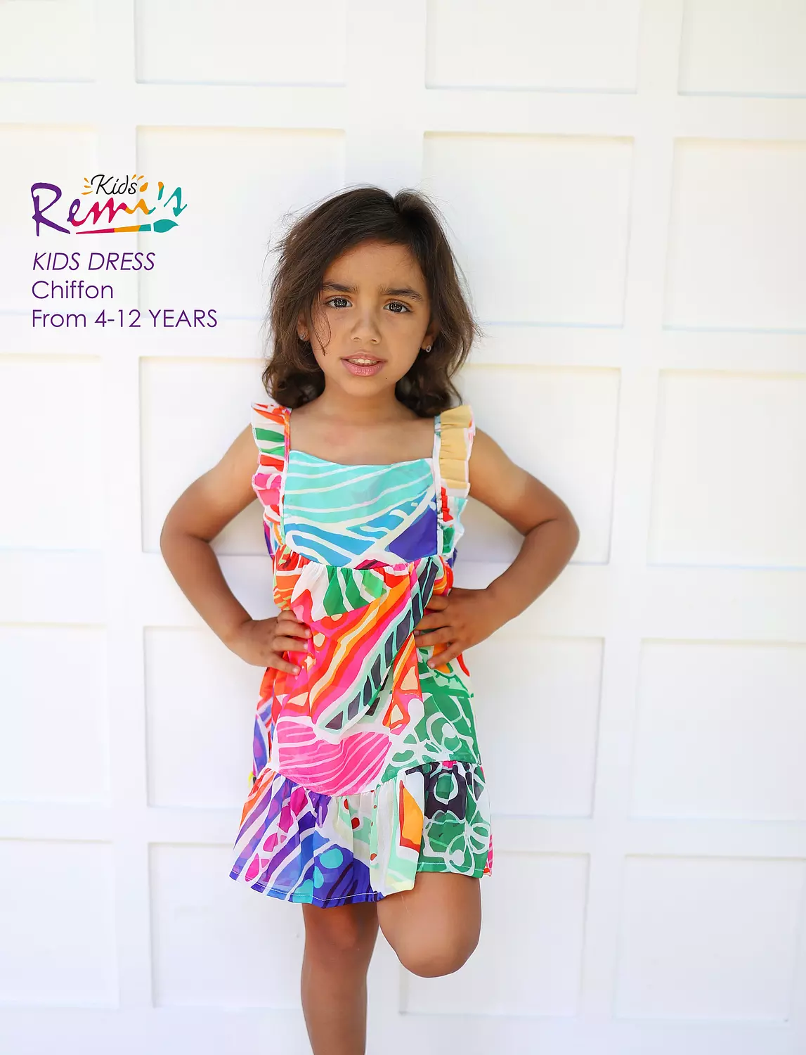 Abstract kids dress 1