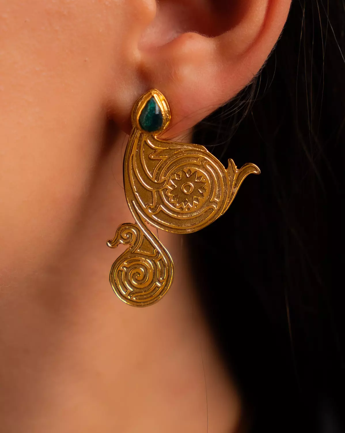 Emerald Dunes Earrings