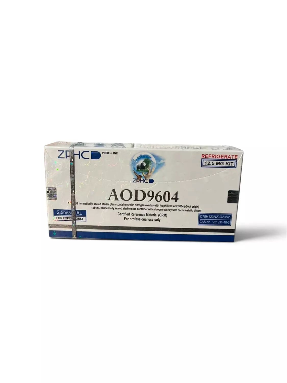 AOD 9604 ZPHC — 25 mg (5 vials × 5 mg) image