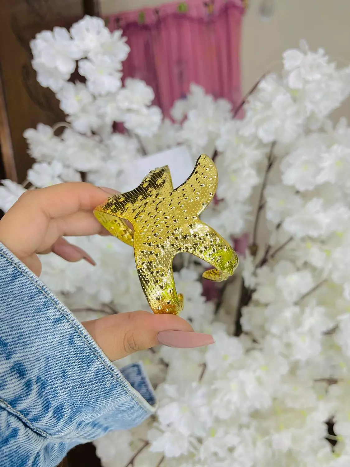 Wide starfish bangle  1
