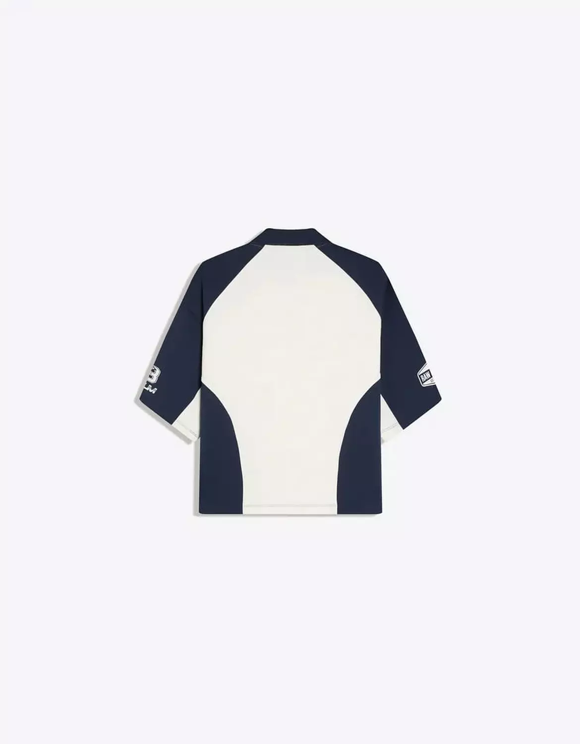 BERSHKA INTERLOCK RACING POLO SHIRT 4