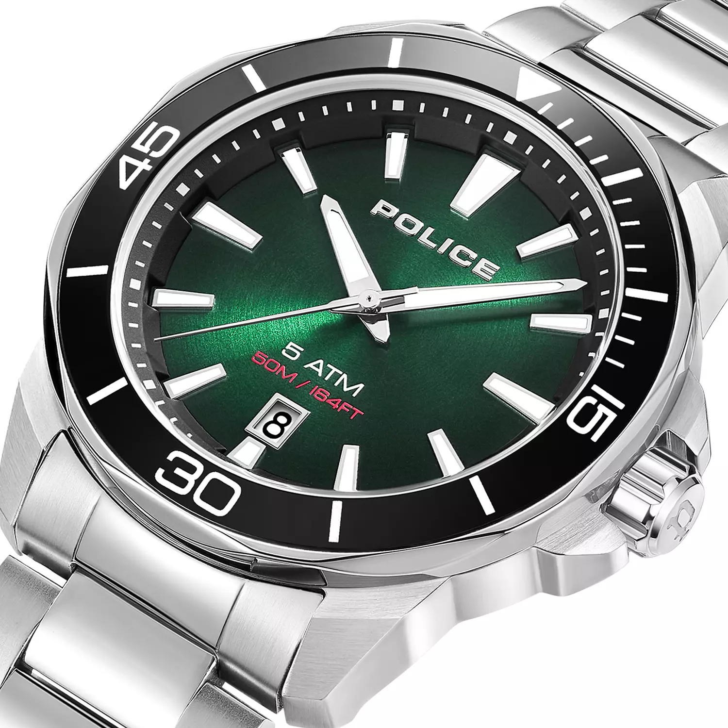 Police PEWJH0021401 Thornton Gents Analog Watch With Stainless Steel Bracelet 1