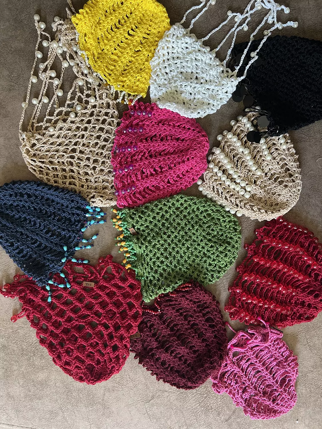 Pearly crochet hat 2