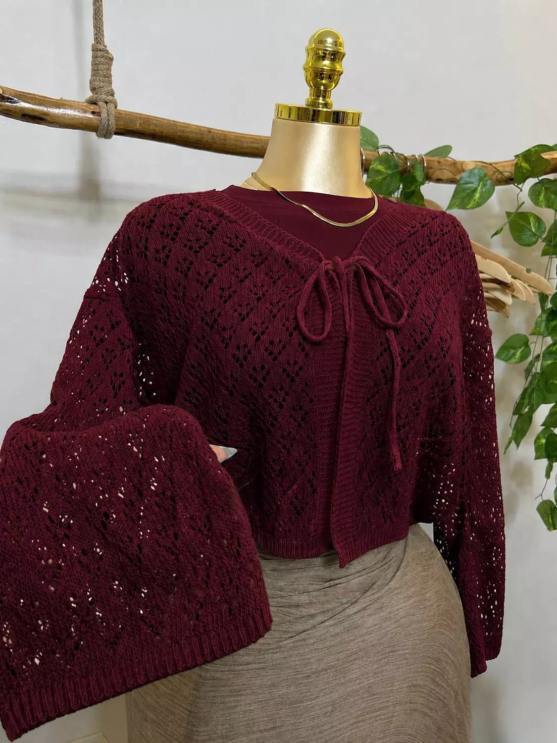 Knit blouse 7