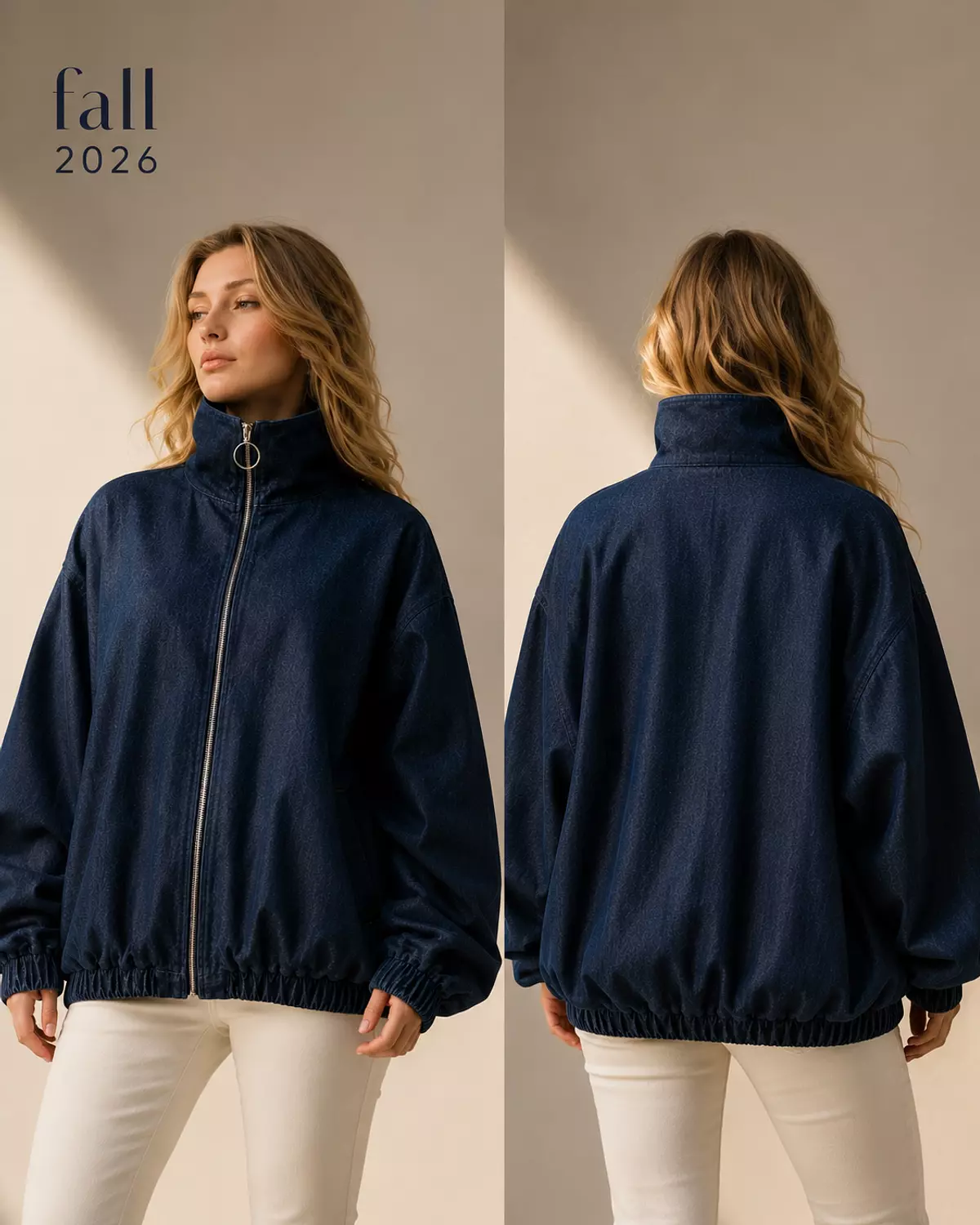 Oversized denim jacket  1