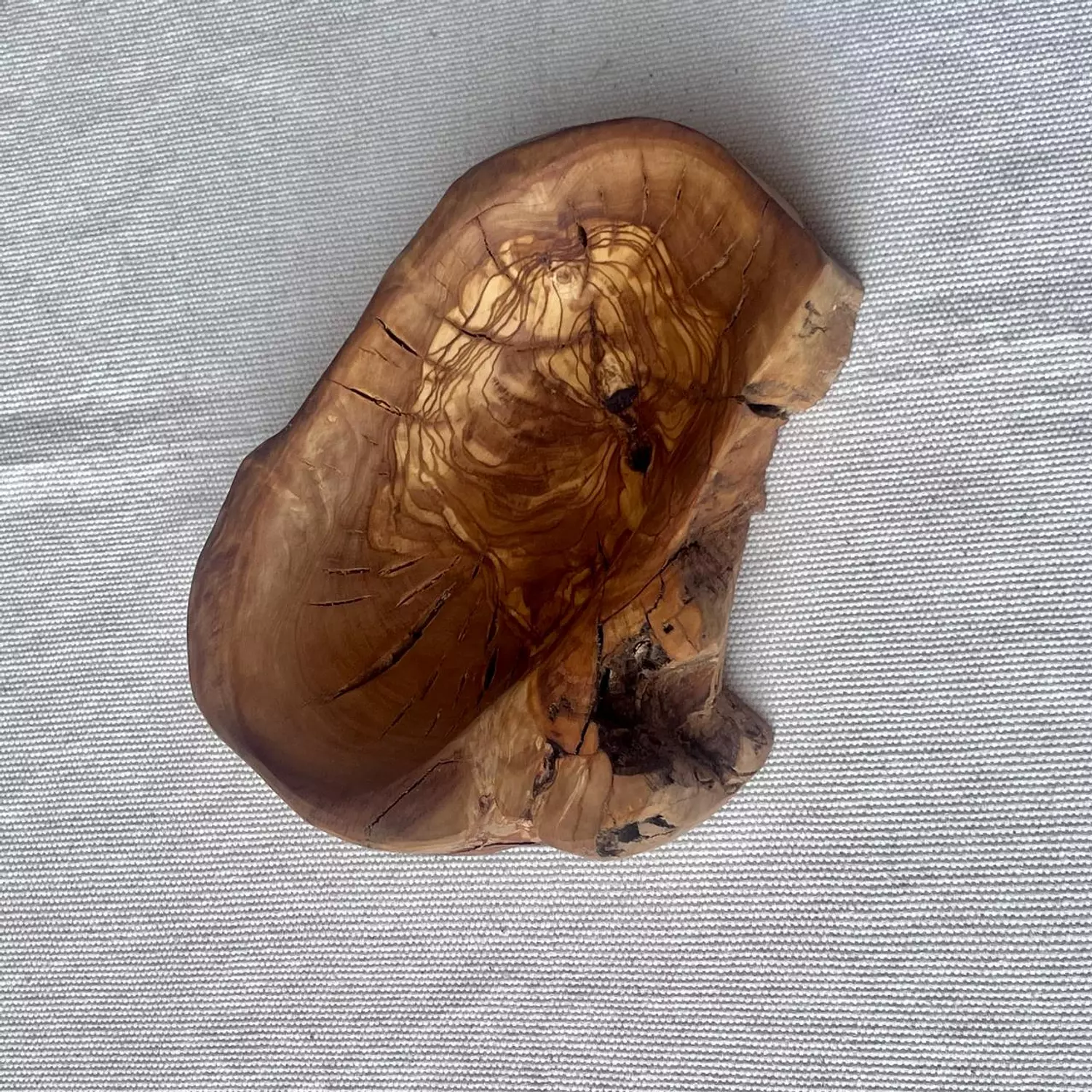 Exotic Olive Wood Serving Bowl 3