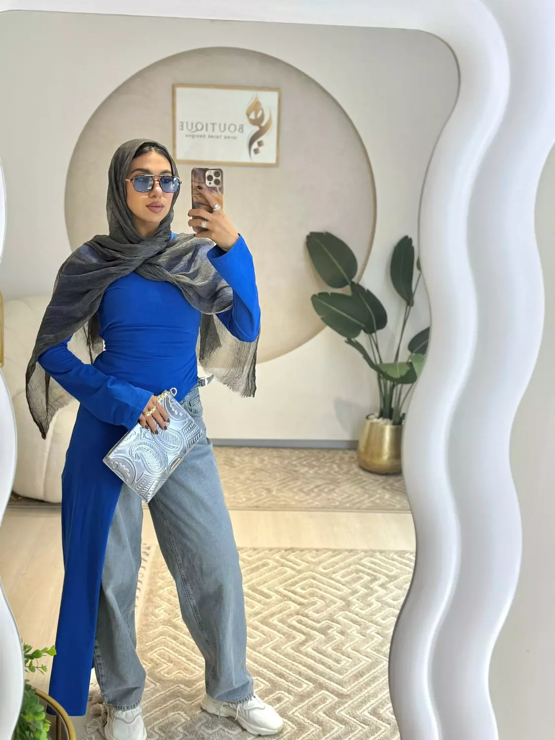 Blue Belt Blouse image