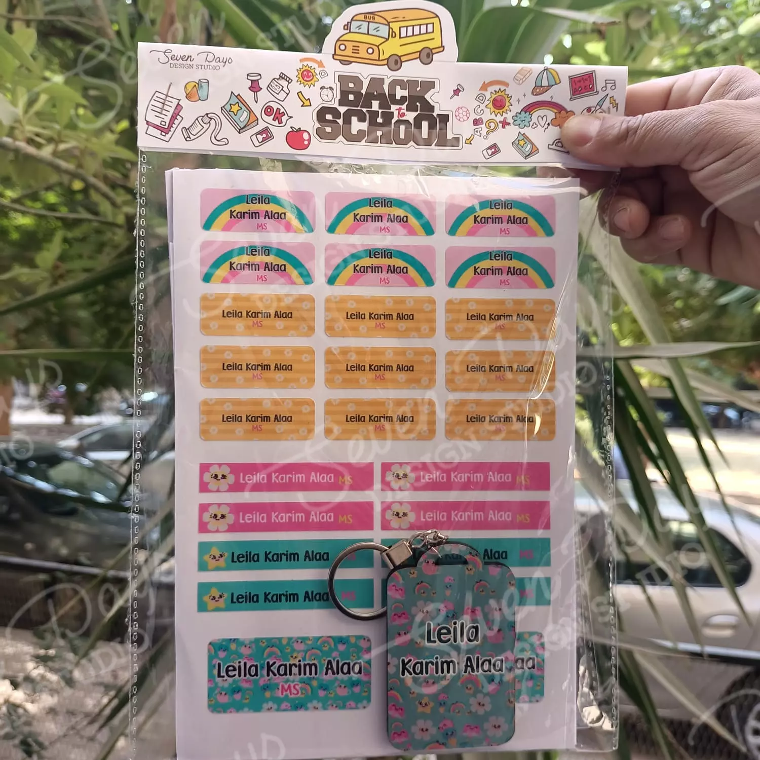 Smiggle Bag School Labels | Seven Days Design Studio