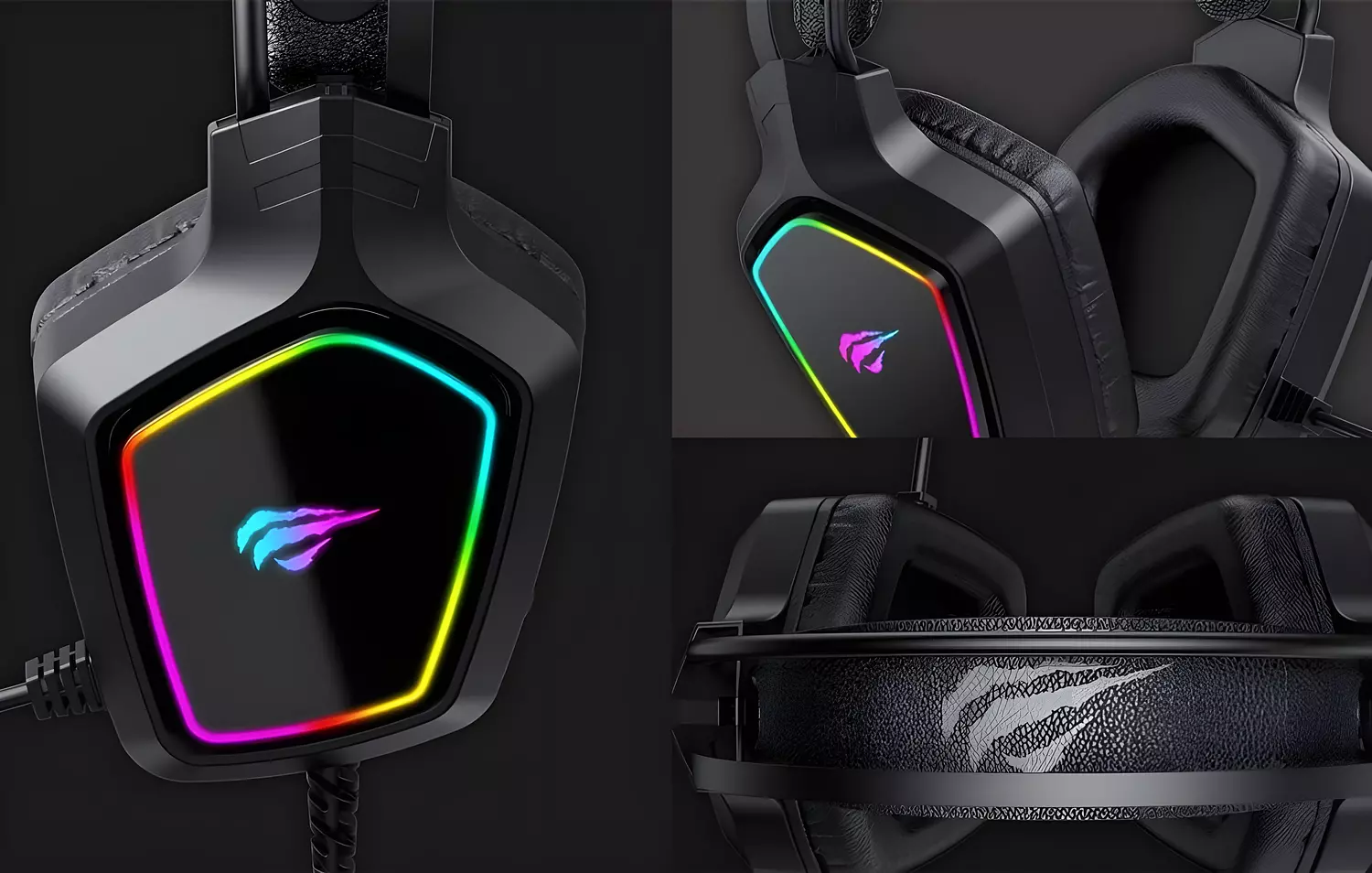 Havit H656D Gaming Headset – RGB Lighting, 50mm Speaker, Noise Reduction 5