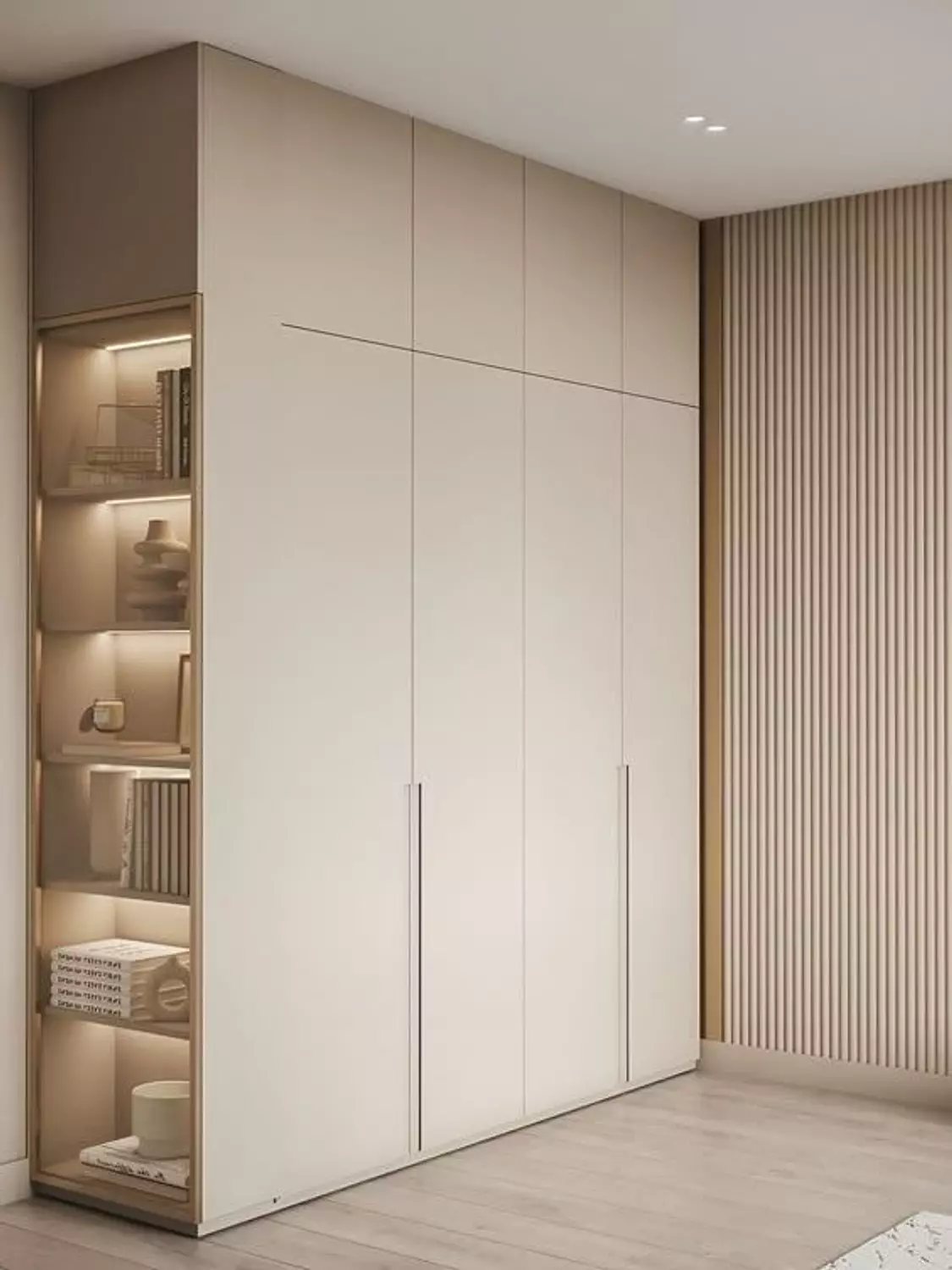 Elegance Lumière Wardrobe – Modern Design with Integrated LED Lighting. image