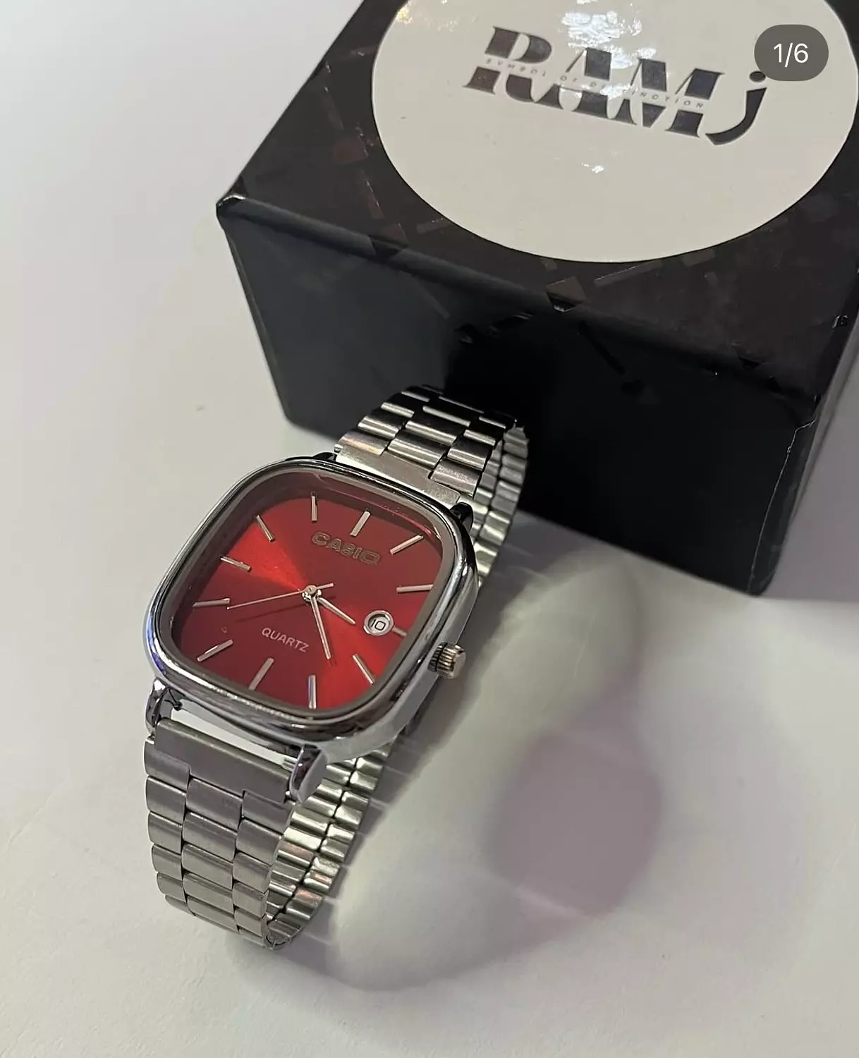 Red casio 3