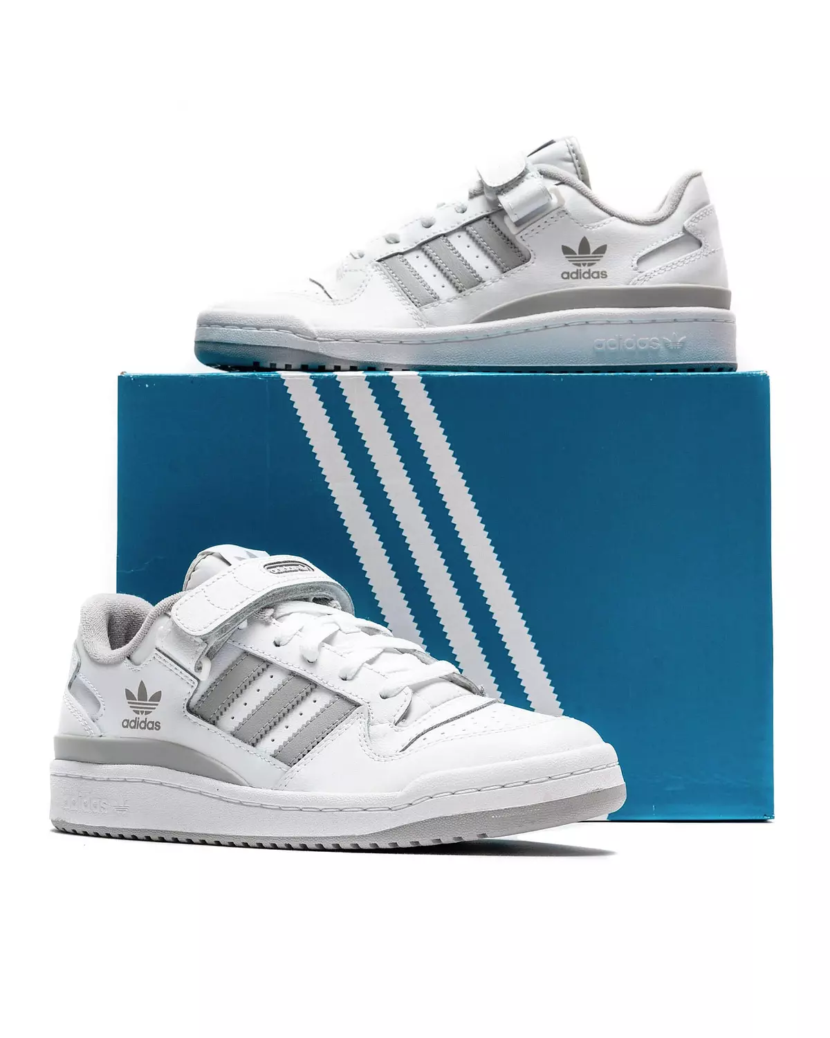 adidas Forum Low Grey white 2