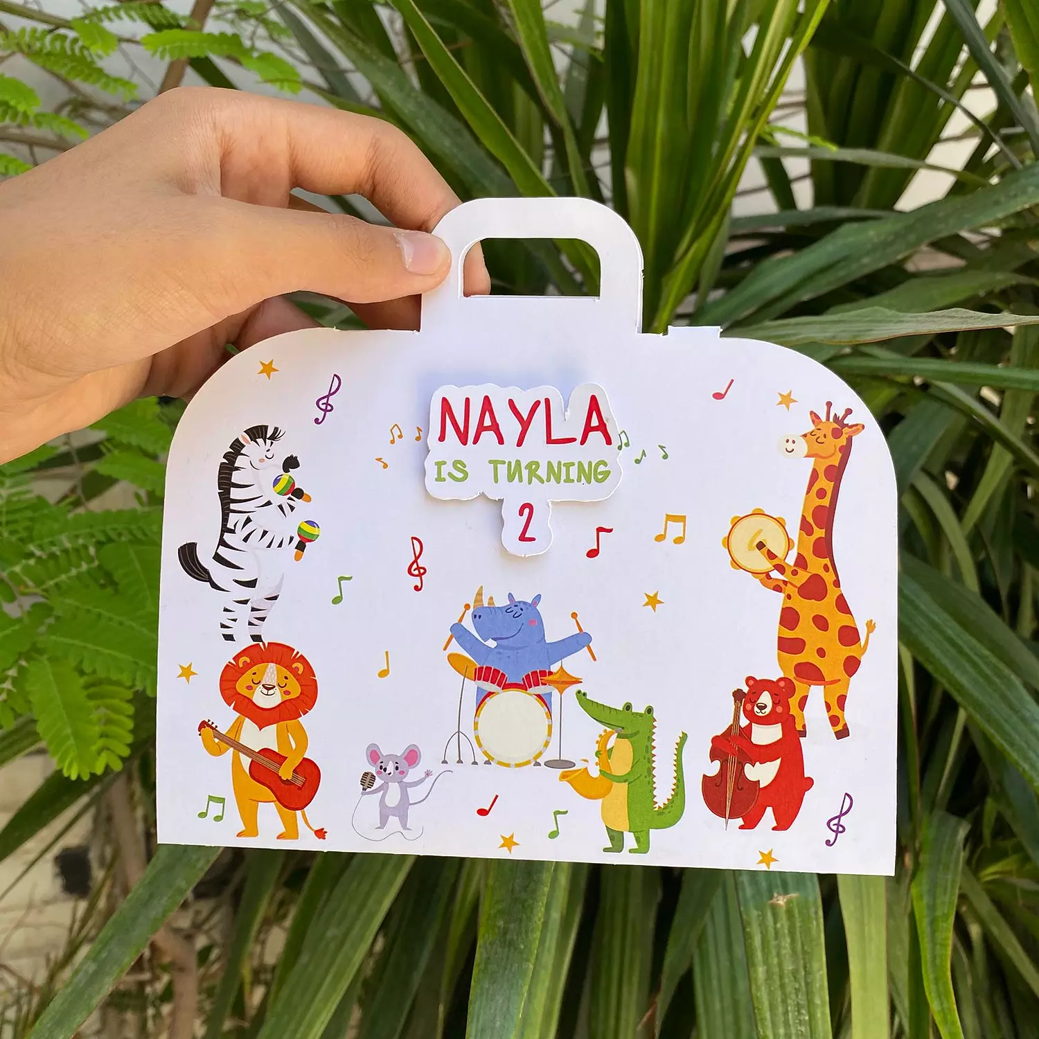 Animal musicians Coloring Set image