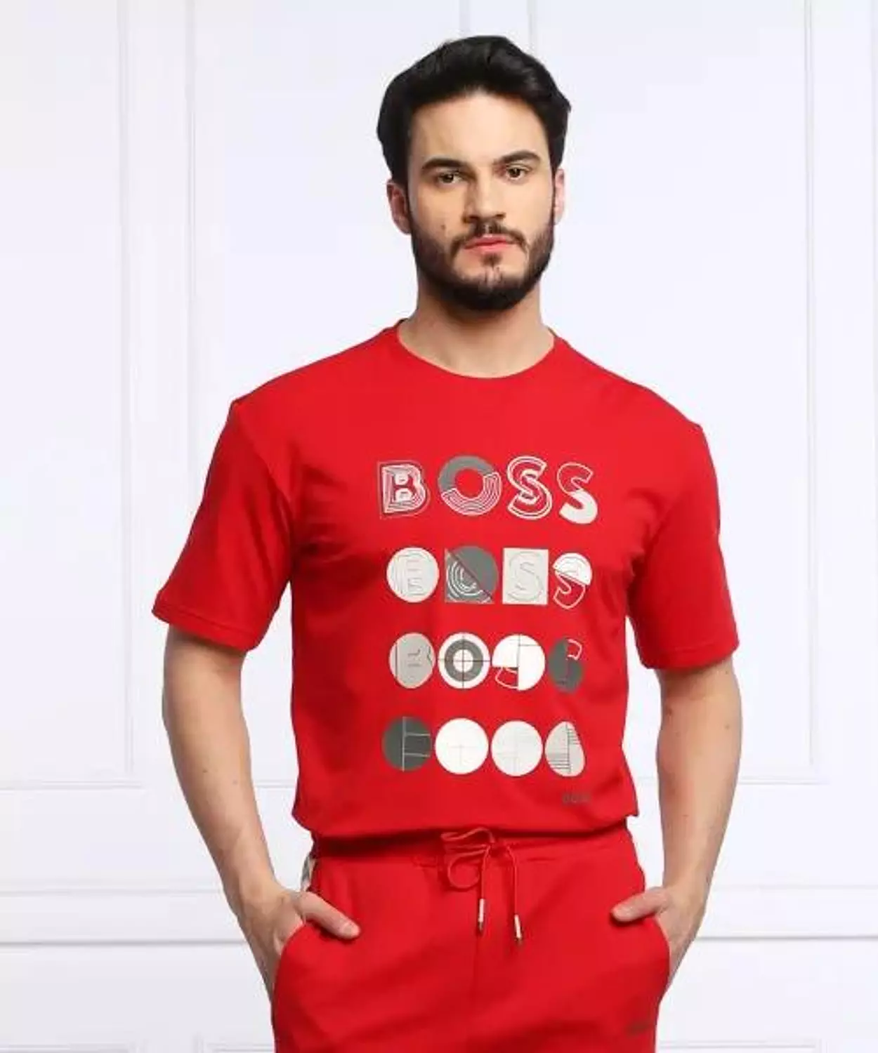 T.shirt Boss Red  image