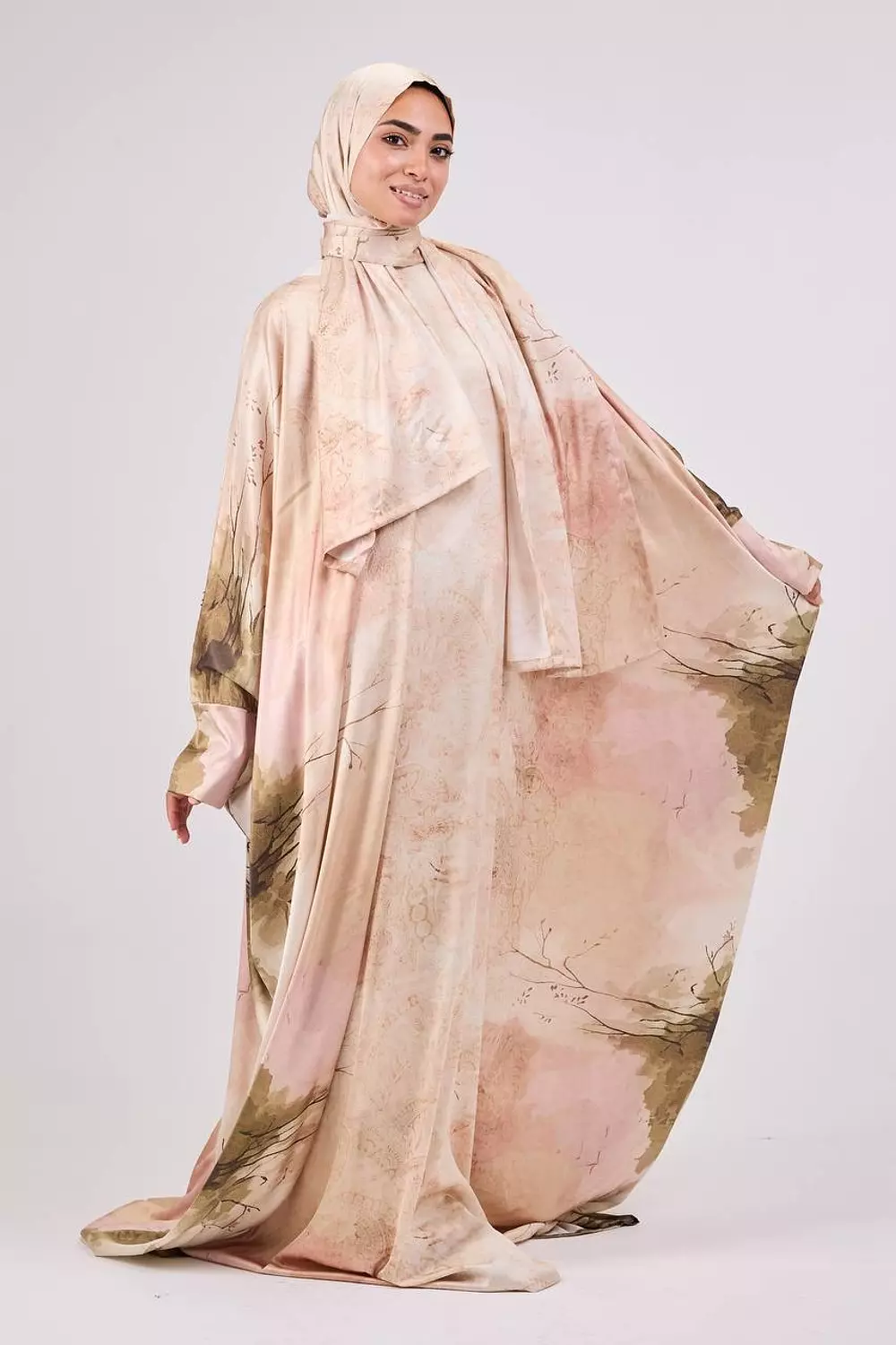 Desert bloom Butterfly Satin 1