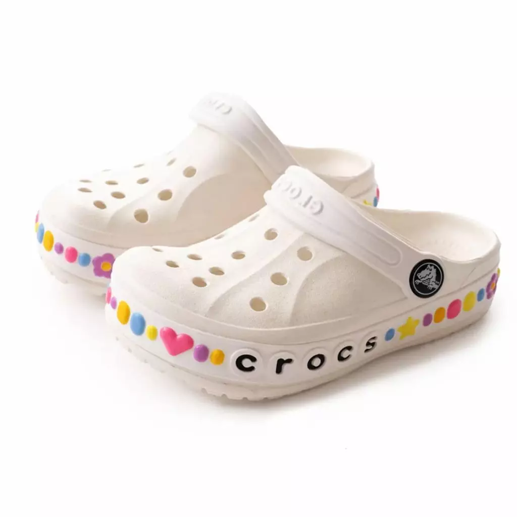 Bayaband Hearts Clog-White