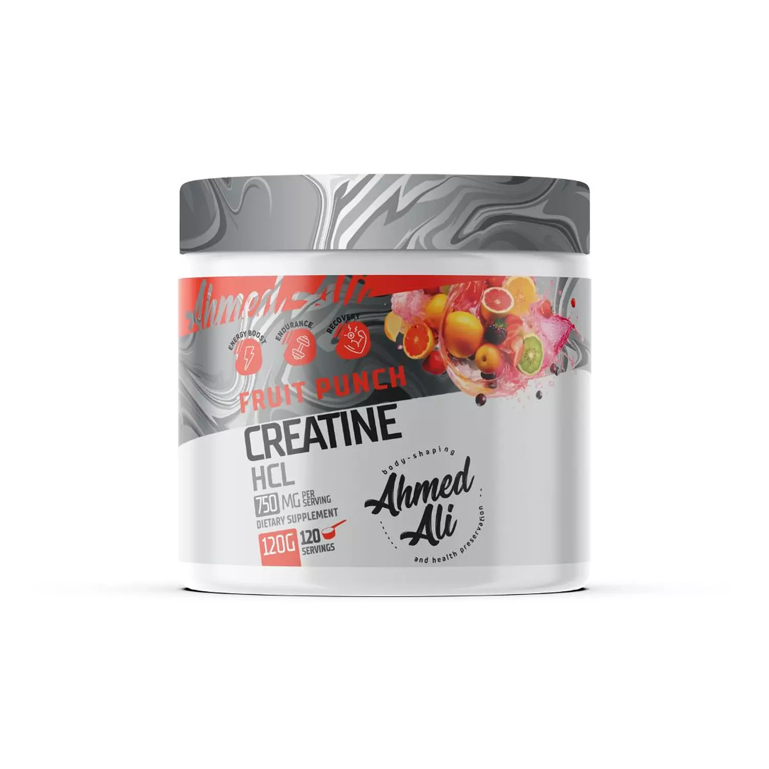 Ahmed Ali Nutrition | Creatine HCL Fruit Punch | 750mg – 120gm image