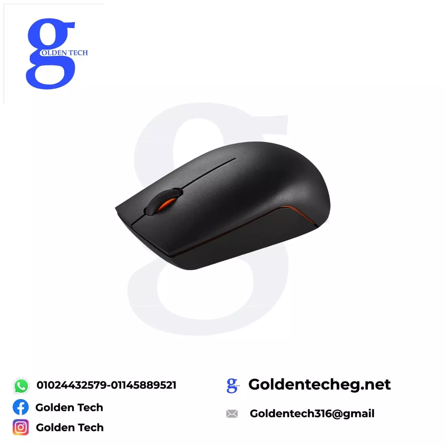 Lenovo 300 Wireless Mouse, Black hover image