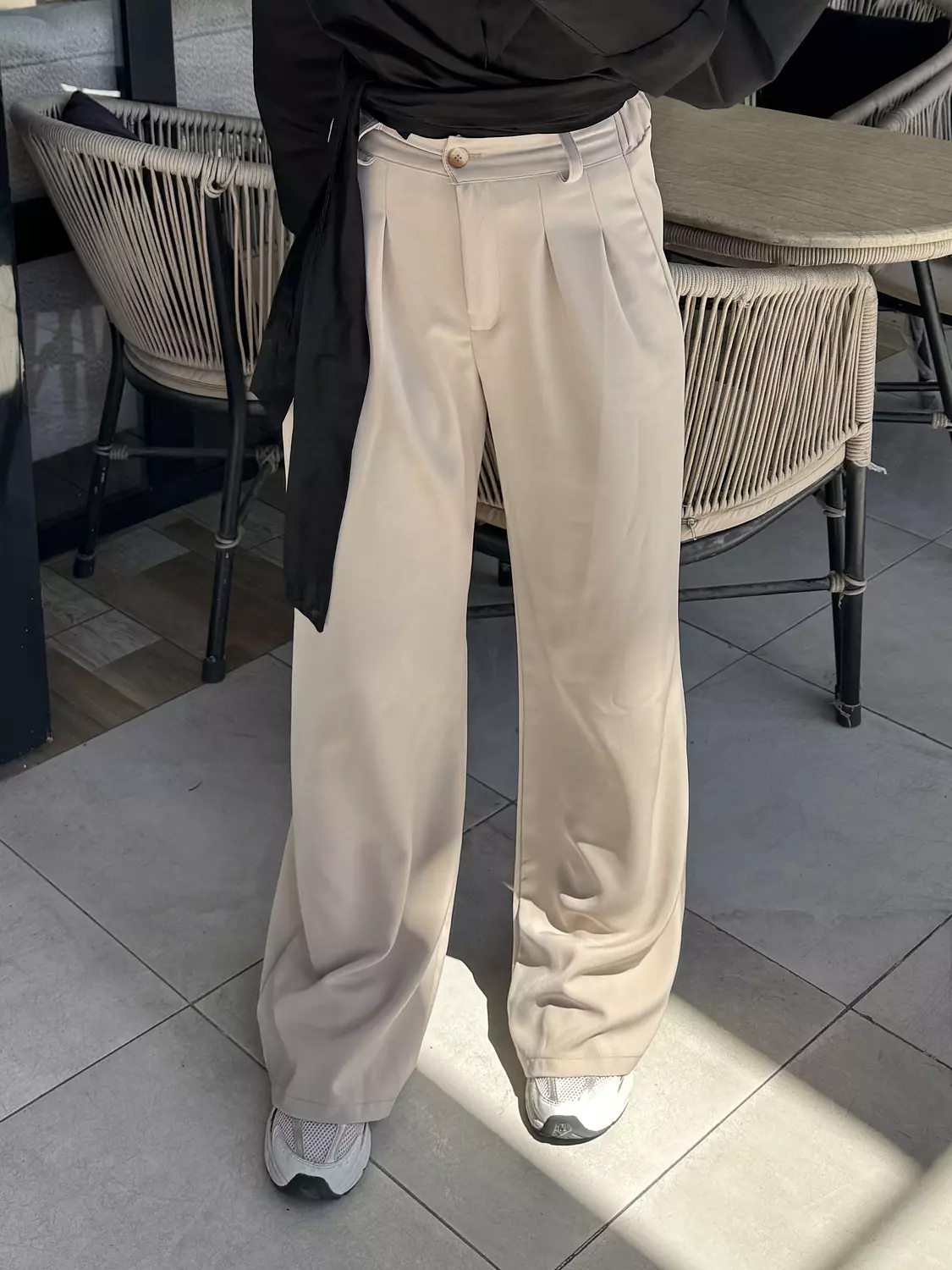 Beige Softness Pants 1